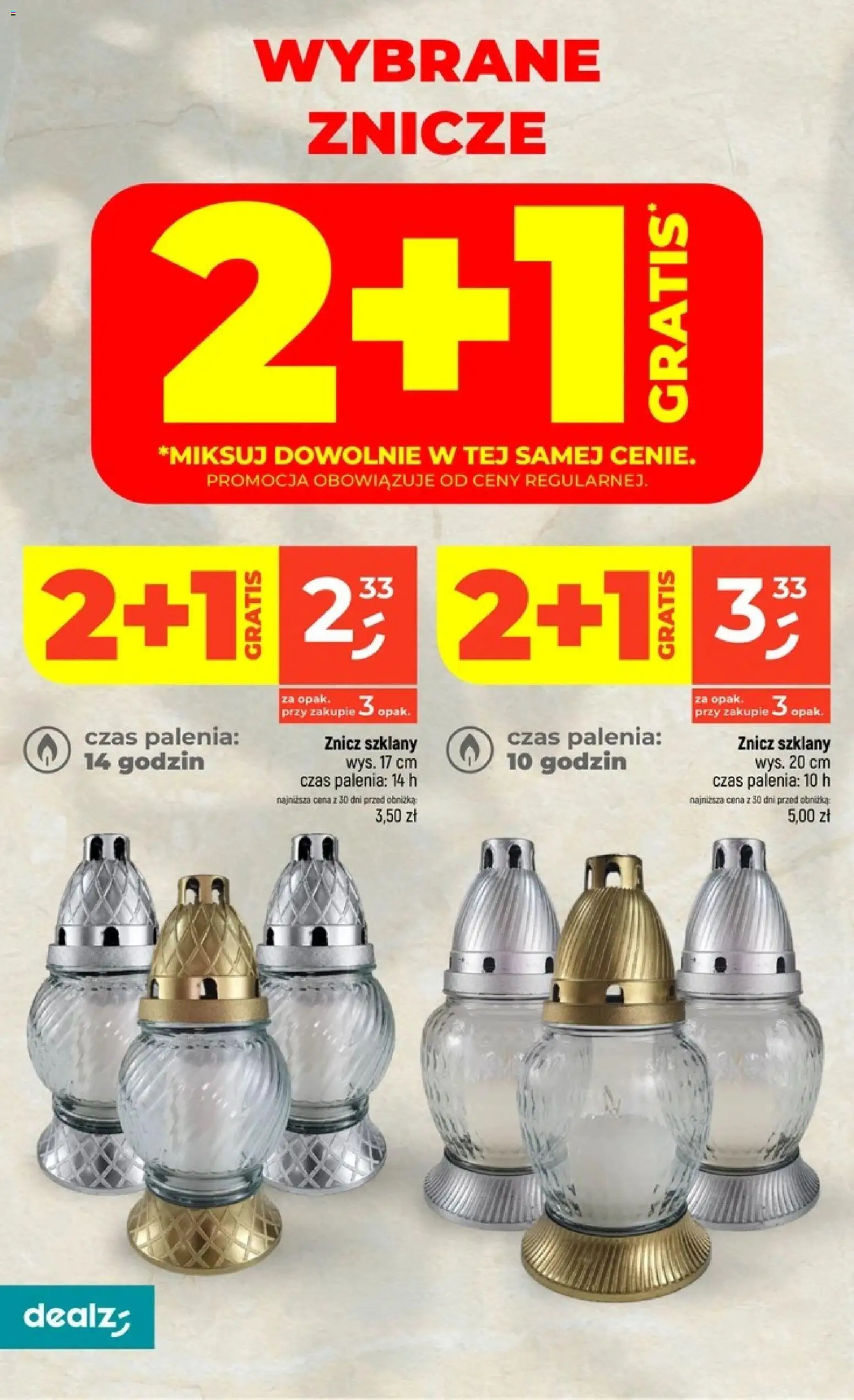 Dealz gazetka od 22.10.2026 | Strona: 56 | Produkty: Znicze