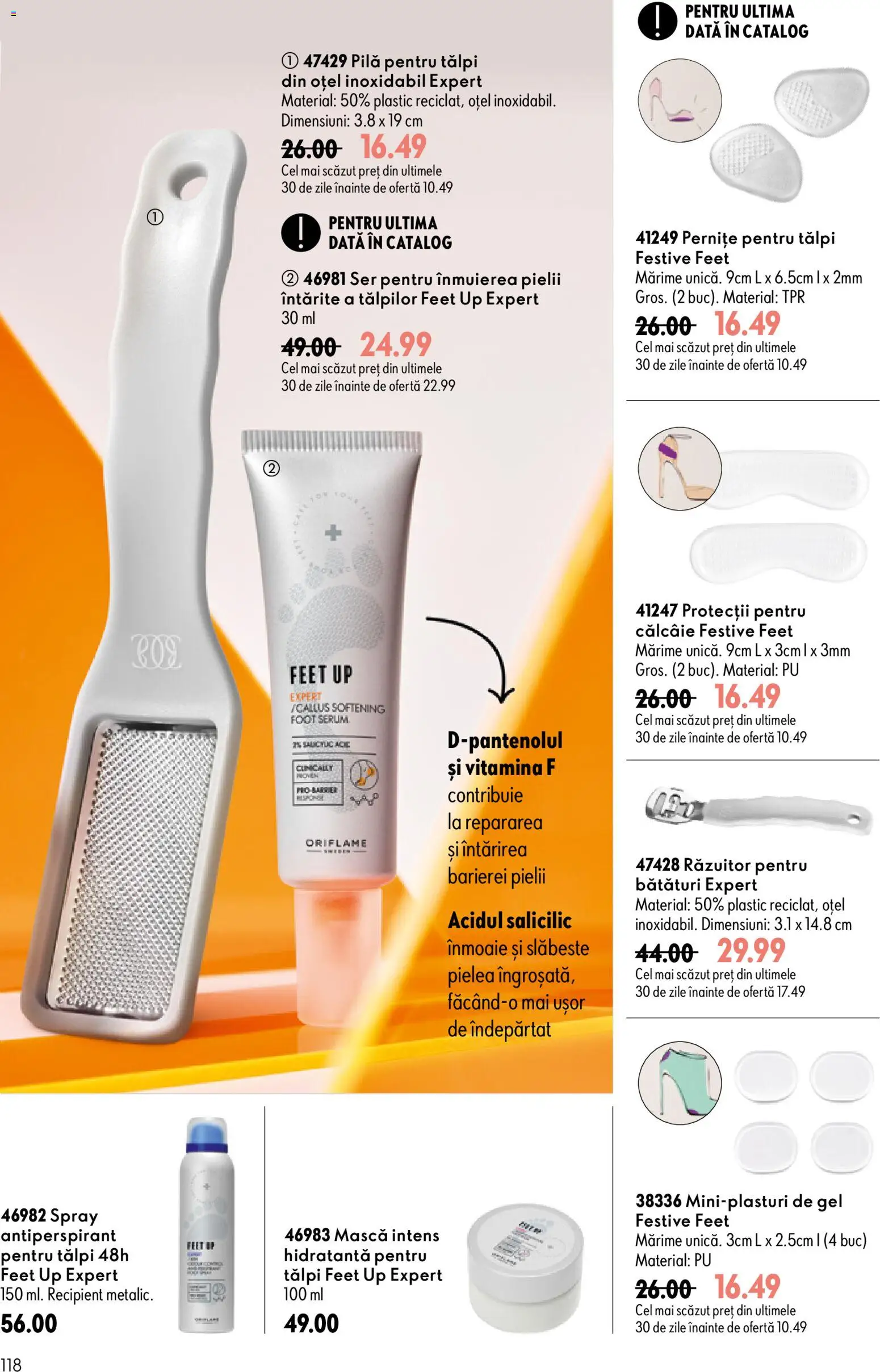 Noul catalog Oriflame – valabil de la 09.09.2026 | Pagină: 118 | Produse: Serum, Antiperspirant