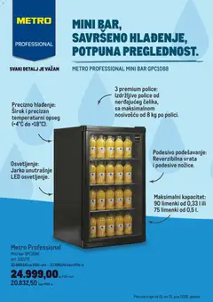 Metro katalog Professional Mini Bar - pregled Metro kataloga - važi od 01.07.2026