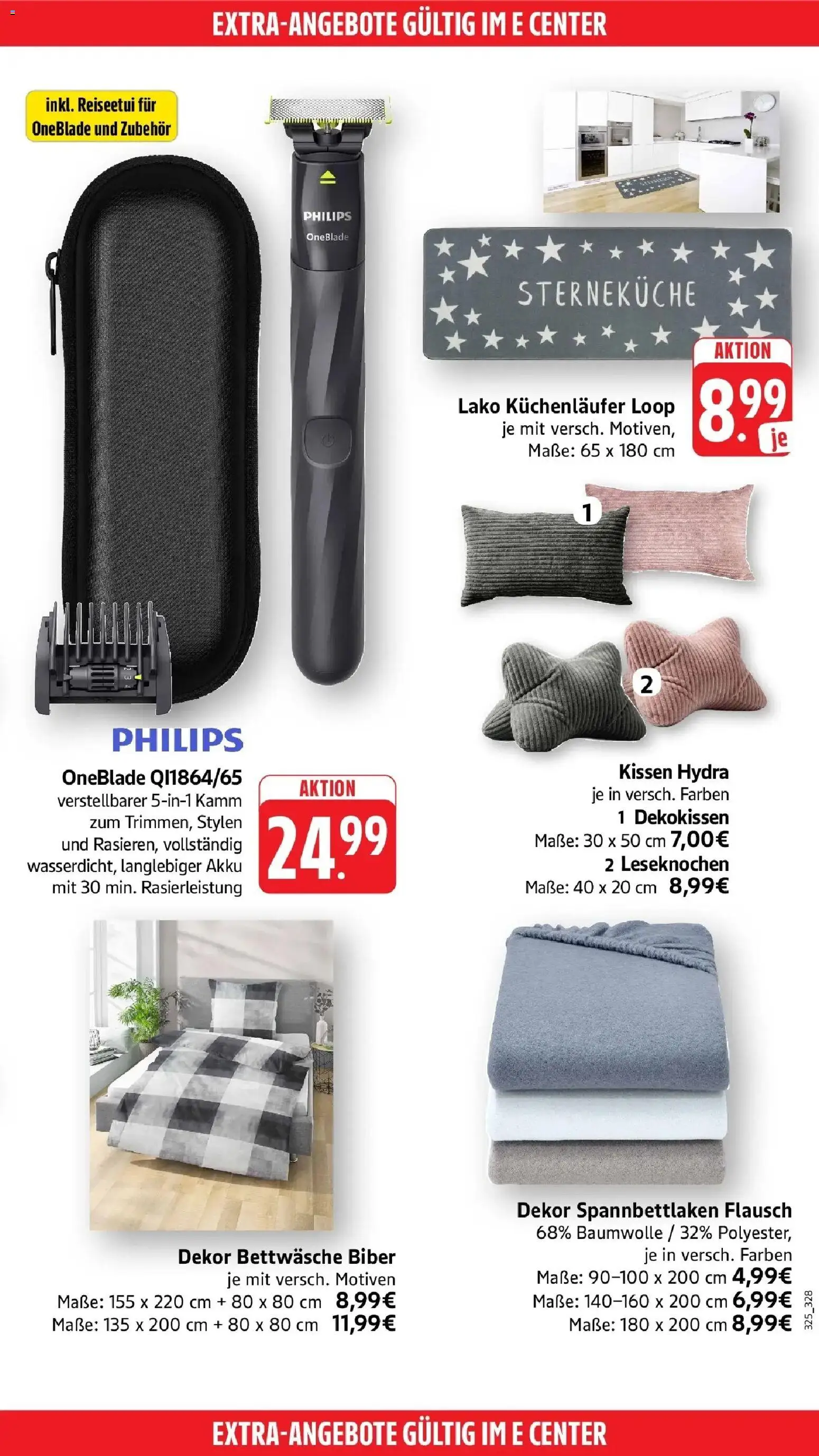Edeka Prospekt Offenbach (ab 12.10.2026) » Angebote Online | Seite: 59 | Produkte: Philips, Kissen, Bettwäsche