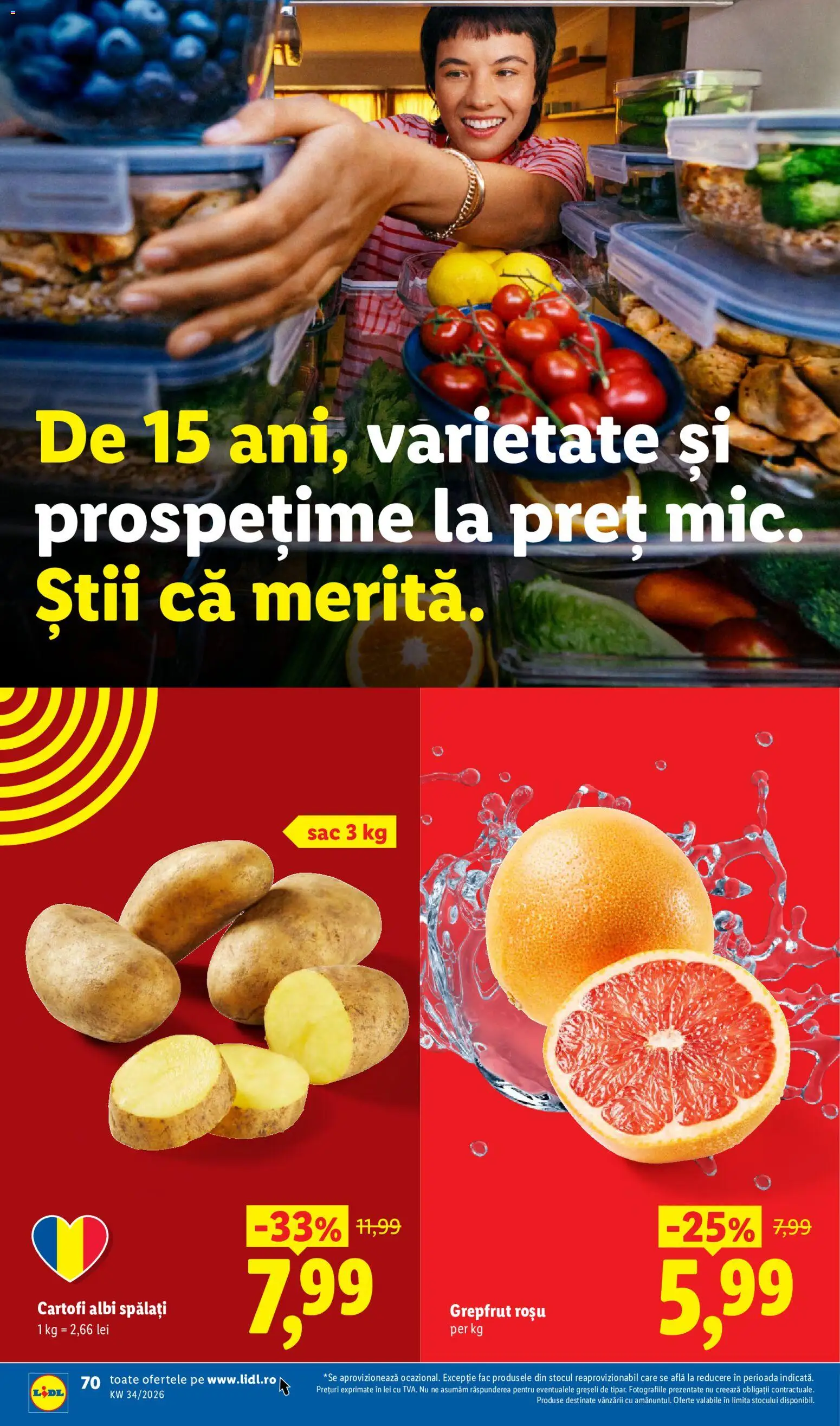 Noul catalog Lidl – valabil de la 17.08.2026 | Pagină: 70 | Produse: Grapefruit, Sac, Grepfrut, Cartofi