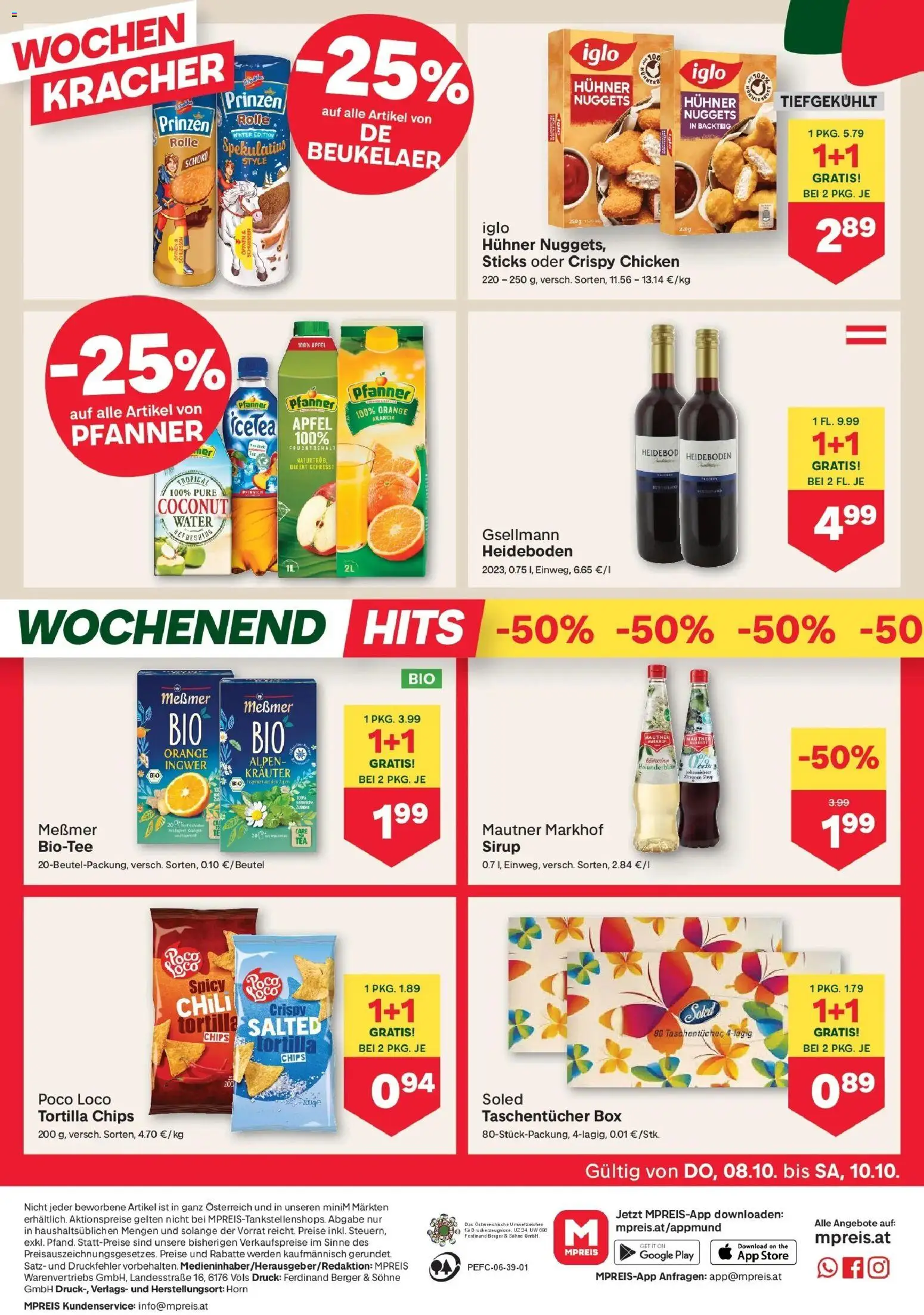 MPREIS Velden von 08.10.2026 - Aktuelle Angebote | Seite: 12 | Produkte: Pfirsich, Chili, Box, Äpfel