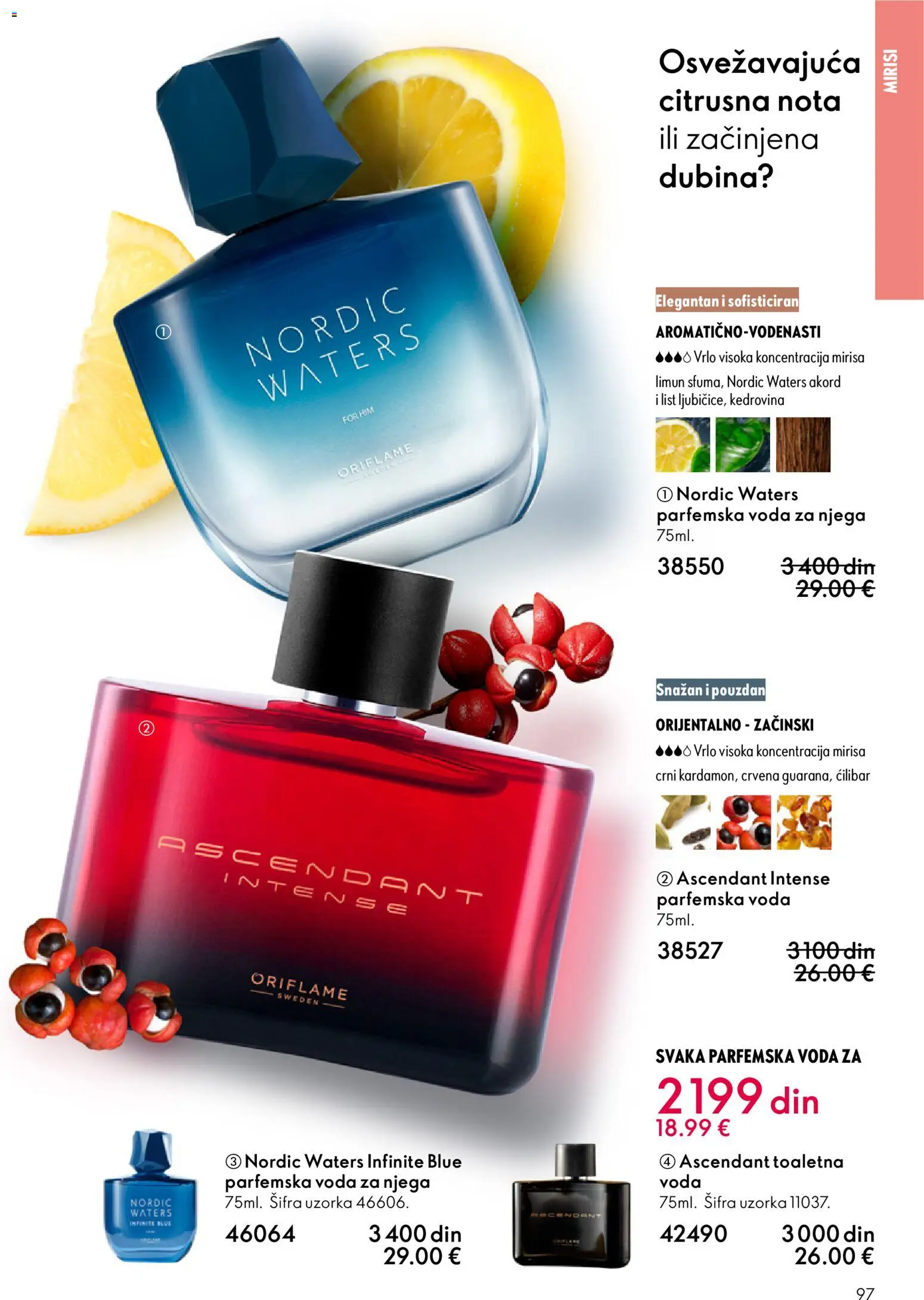 Oriflame katalog - važi od 18.02.2026 | Strana: 97 | Proizvode: List, Voda, Limun