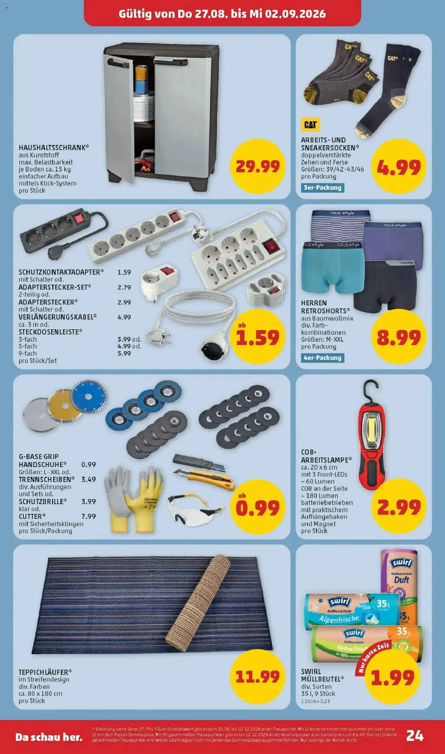 Penny Markt Die ganze Woche sparen ab (27.08.2026) - Angebote, Prospekt | Seite: 24