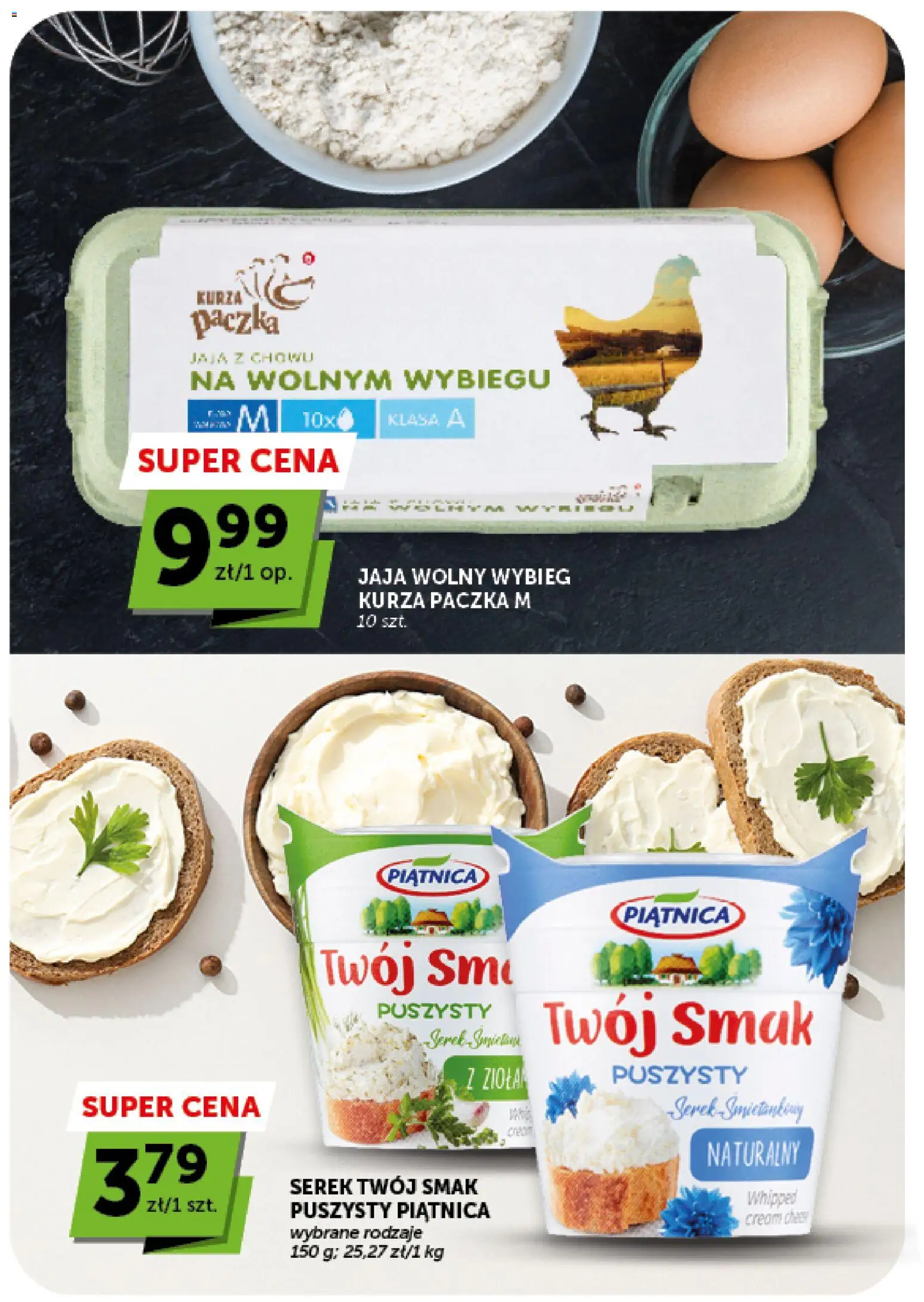 Euro Sklep gazetka - Market od 13.08.2026 | Strona: 4 | Produkty: Serek Twój Smak, Cream cheese, Zioła, Jaja