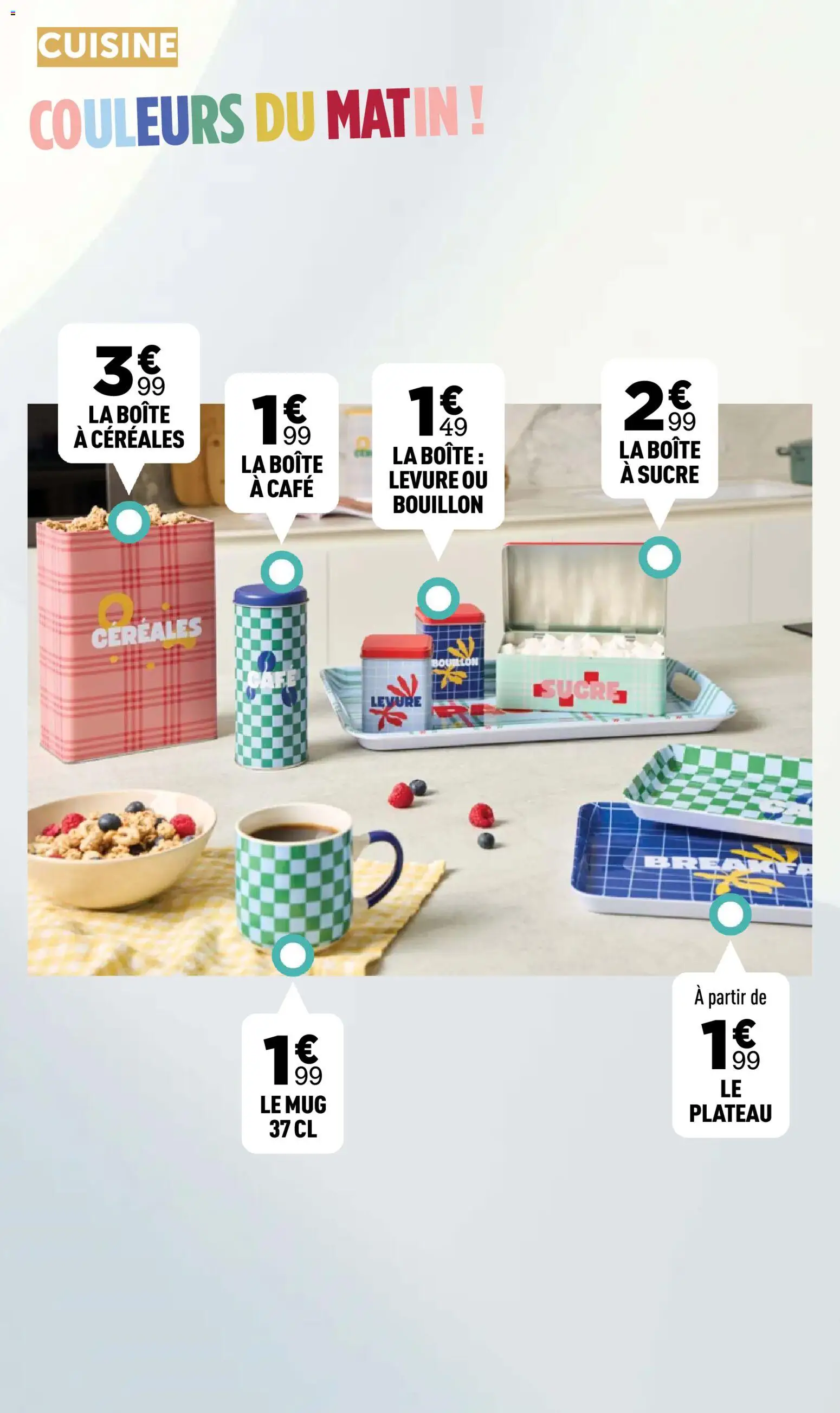 {H1} | Page: 21 | Produits: Sucre, Plateau, Levure, Céréales