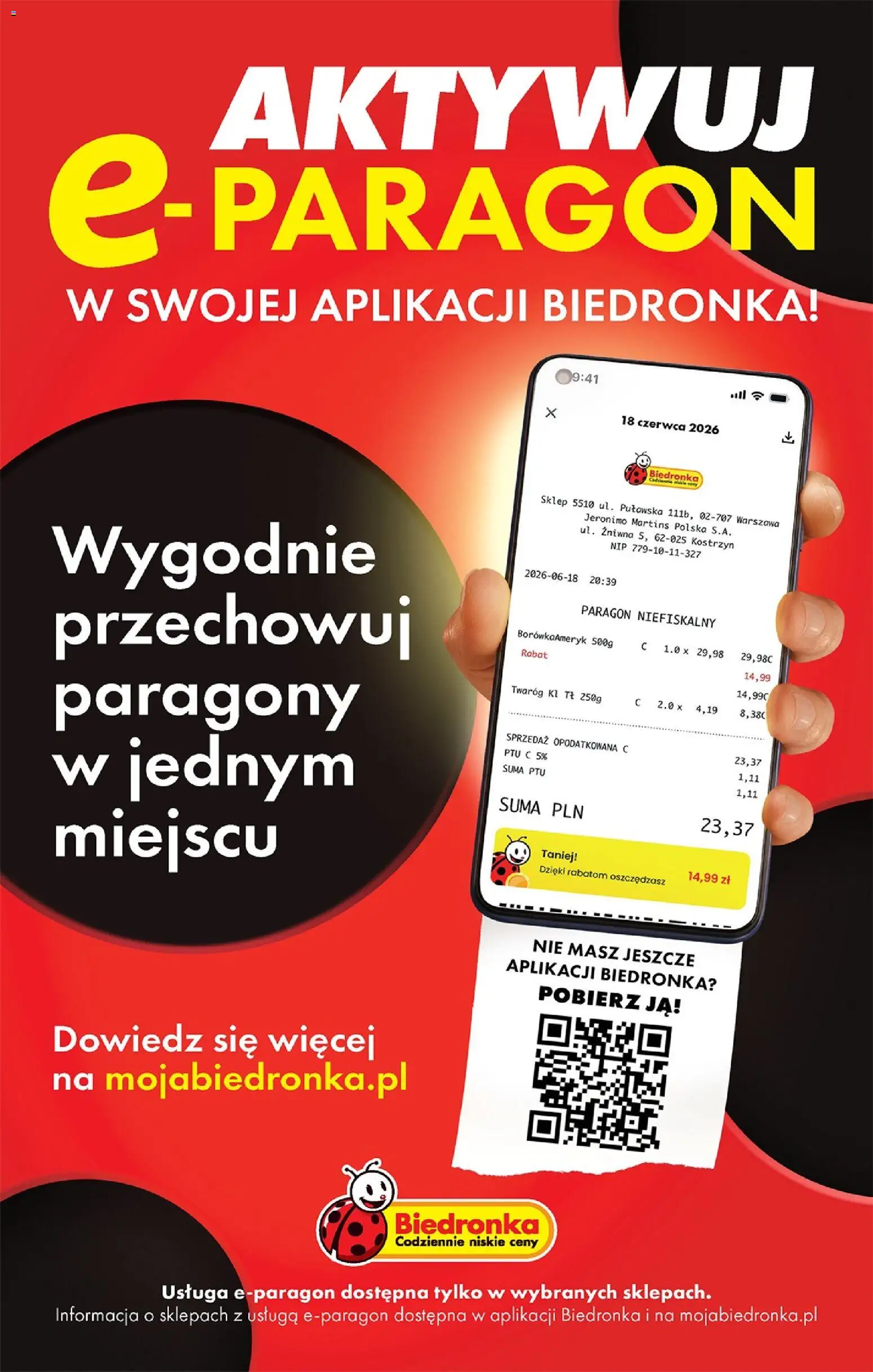 Biedronka gazetka od poniedziałku od 03.08.2026 | Strona: 52
