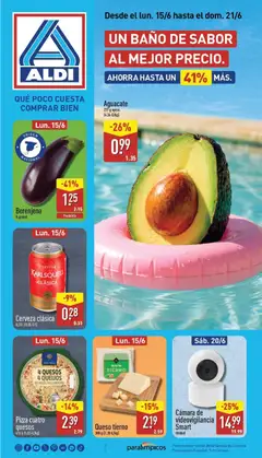 Vista previa Aldi folleto Península válido desde el 15.06.2026