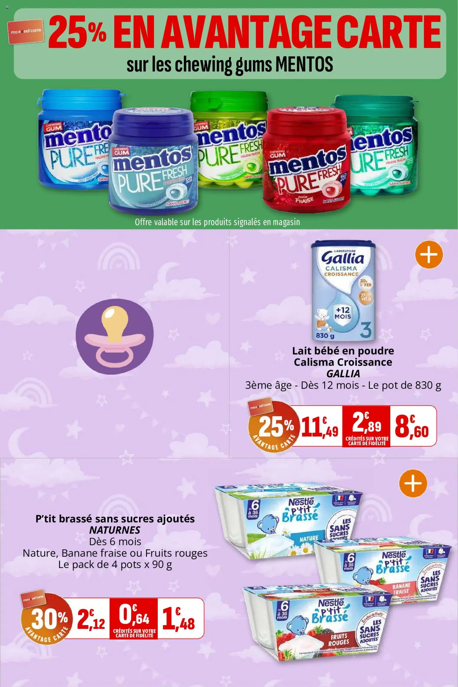{H1} | Page: 28 | Produits: Fraise, Fruits, Banane, Lait