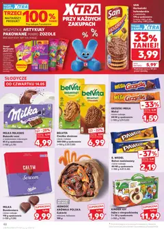 Náhled letáku Kaufland Polsko leták od 14.05.2026 | Strana: 48 | Produkty: Milka, Kinder Joy, Karty, Kinder