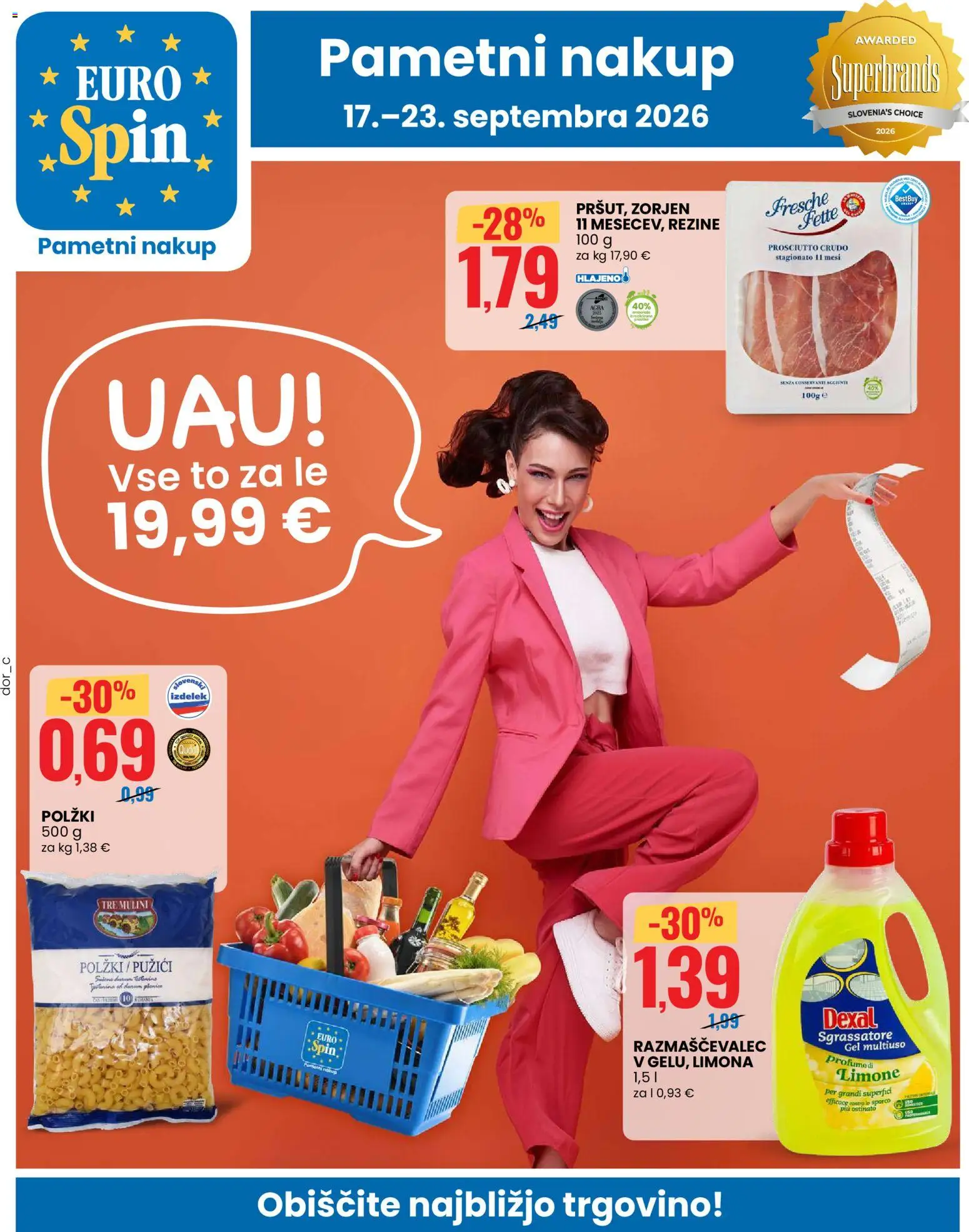 Novi Eurospin katalog ponudbe – veljaven od 17.09.2026 | Stran: 1