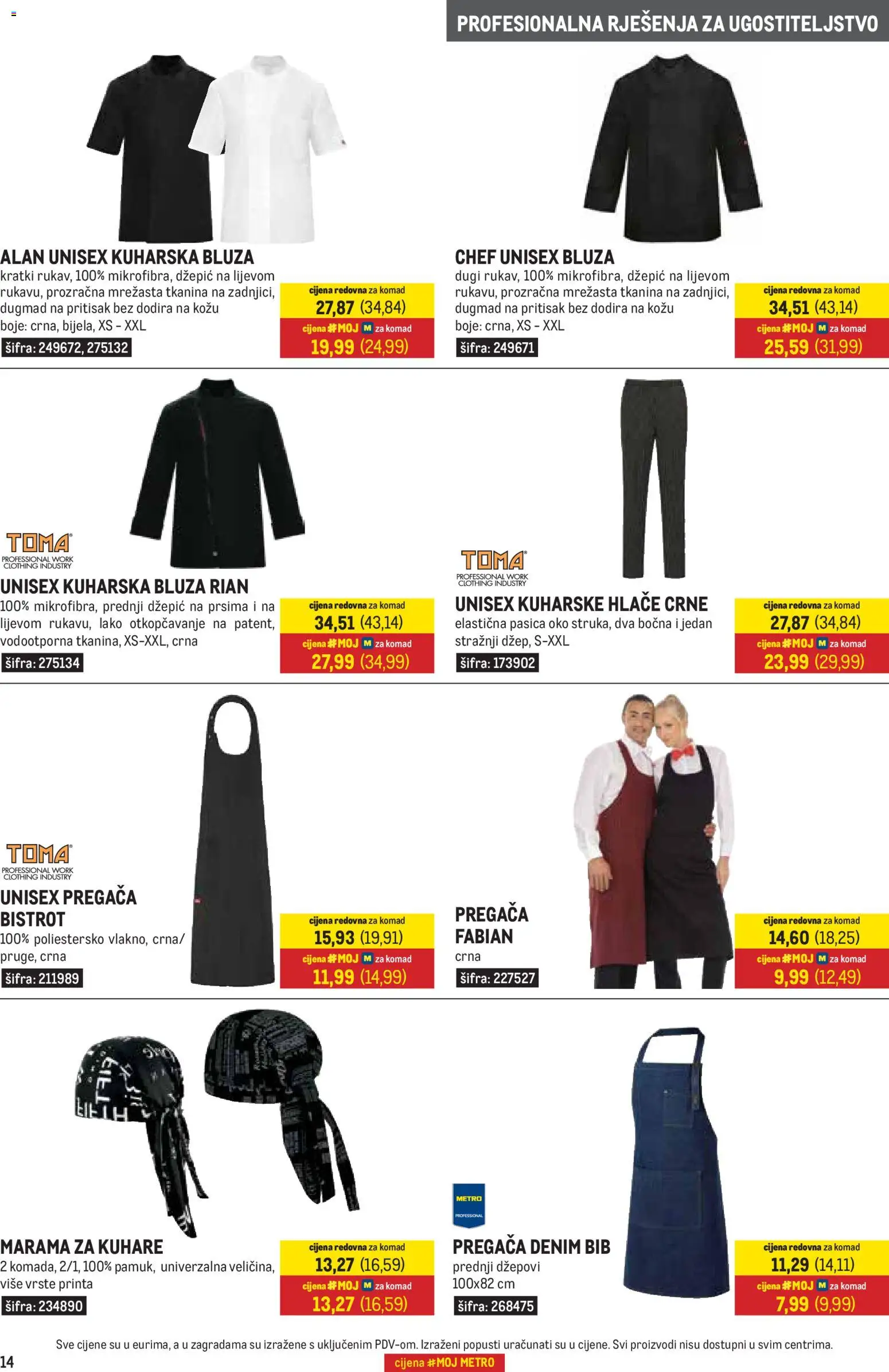 Metro katalog | vrijedi od 01.09.2026 | Stranica: 14 | Proizvodi: Bluza, Hlače