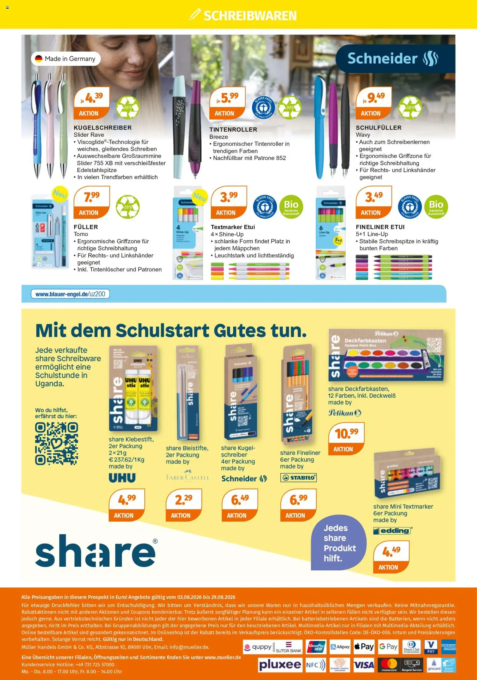 Müller Die Schule ruft – gültig ab 03.08.2026 | Seite: 20
