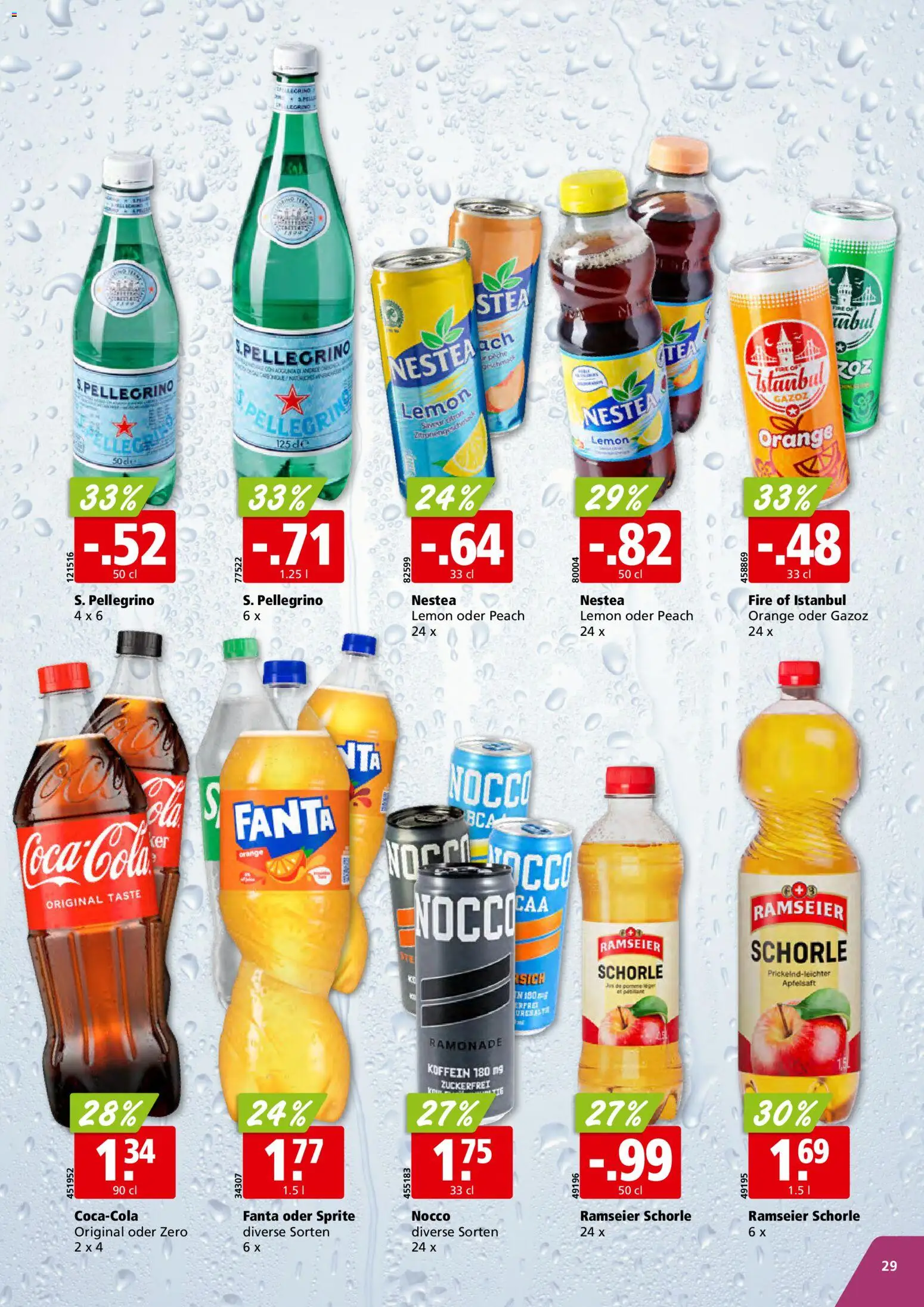 Aligro aktionen – gültig ab 19.10.2026 | Seite: 29 | Produkte: Fanta, Sprite, Apfelsaft