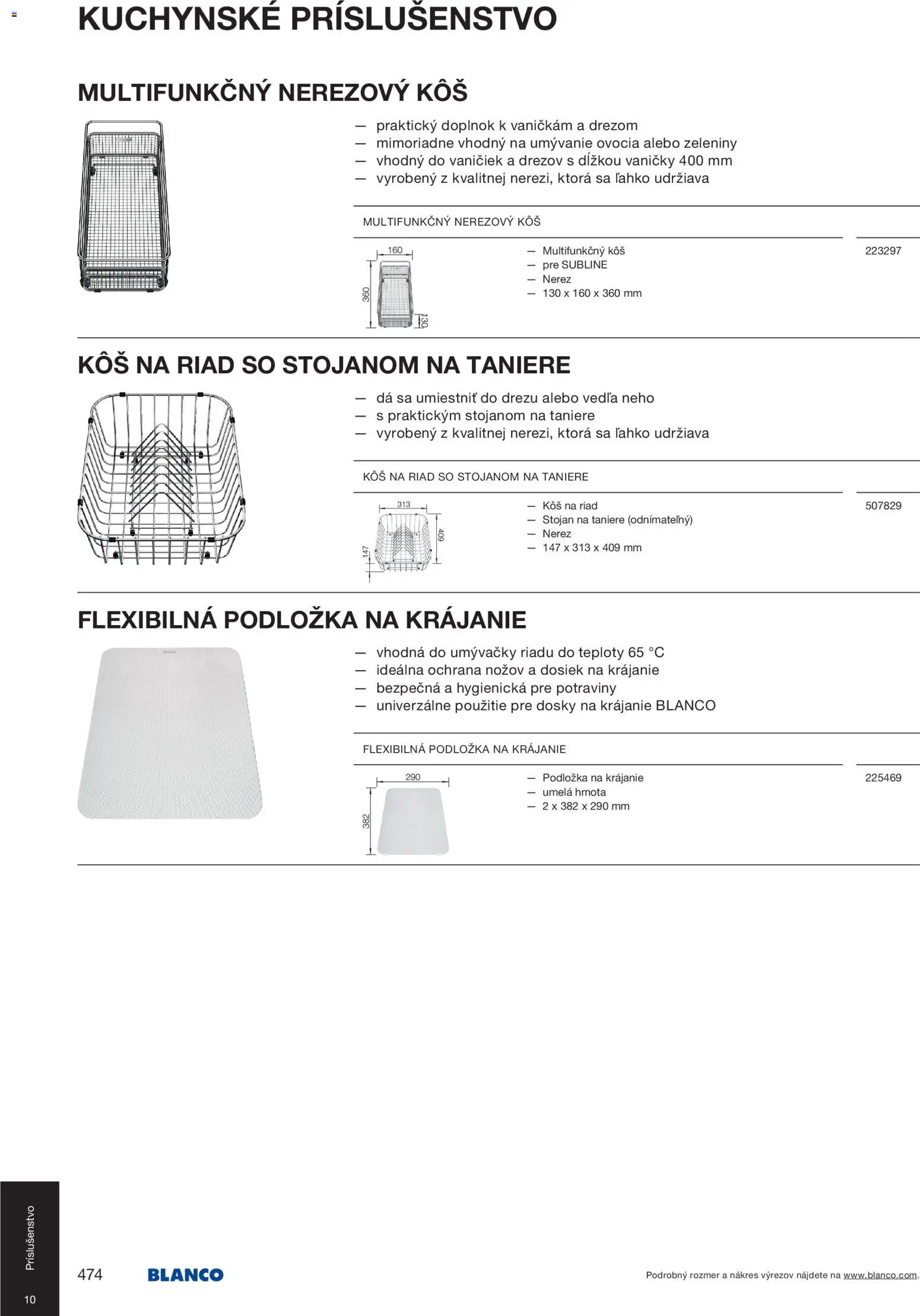 Nové Blanco akcie – leták je platný od 04.02.2026 | Strana: 476 | Produkty: Riad, Kôš, Taniere