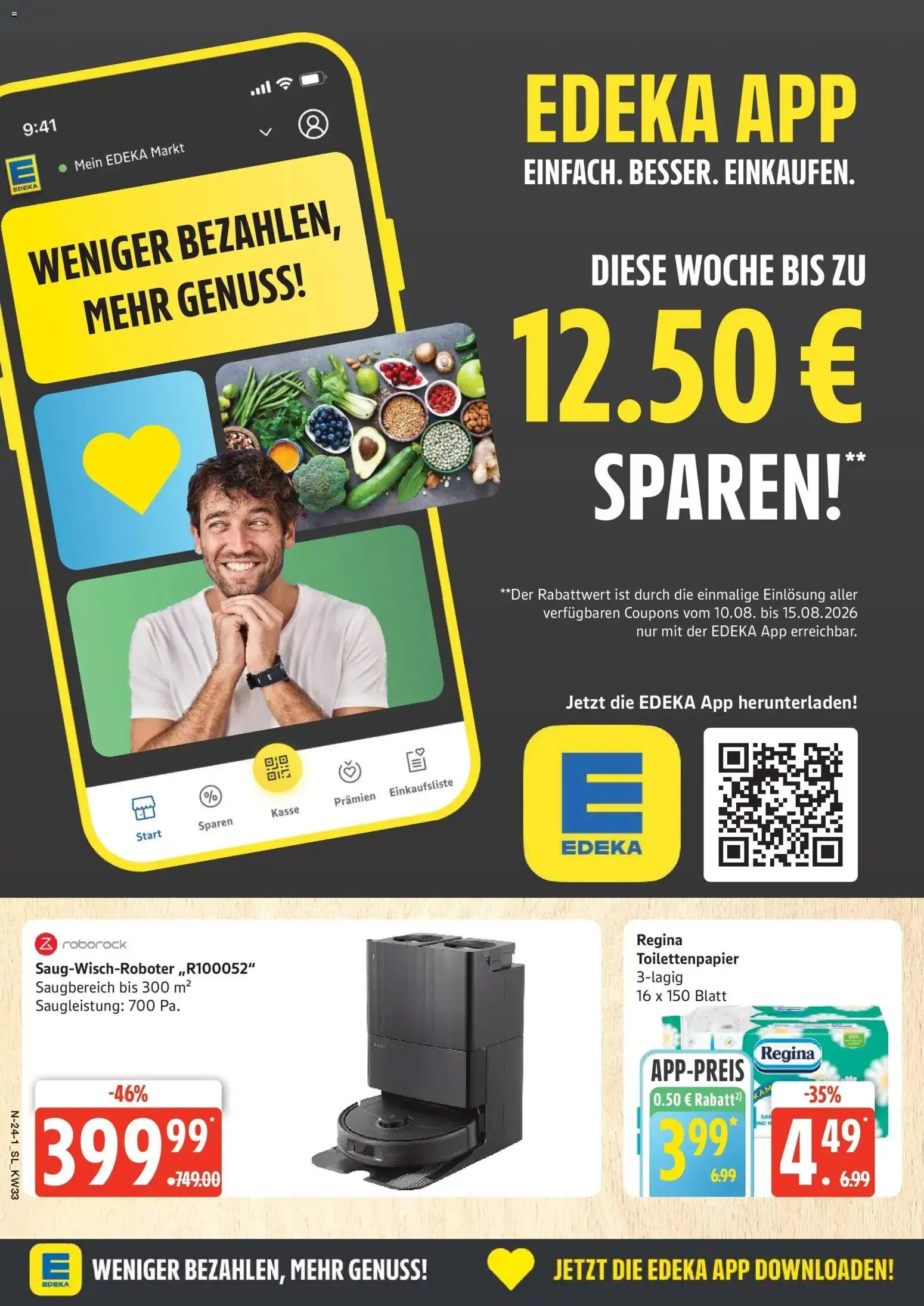 Edeka Prospekt Schleswig (ab 10.08.2026) » Angebote Online | Seite: 24 | Produkte: Toilettenpapier