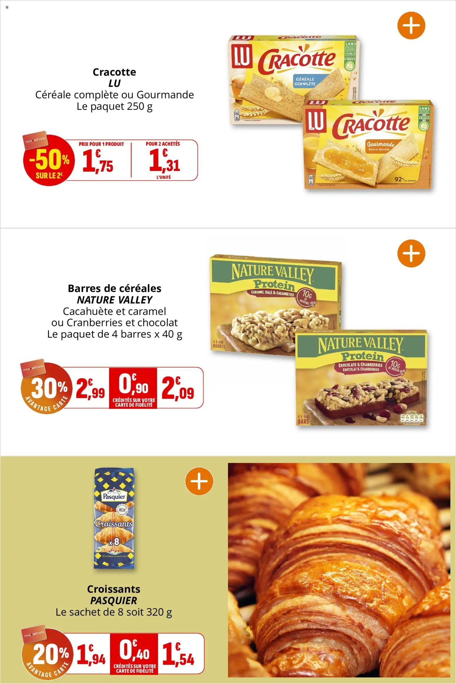 {H1} | Page: 22 | Produits: Cacahuète, Farine, Chocolat, Céréales