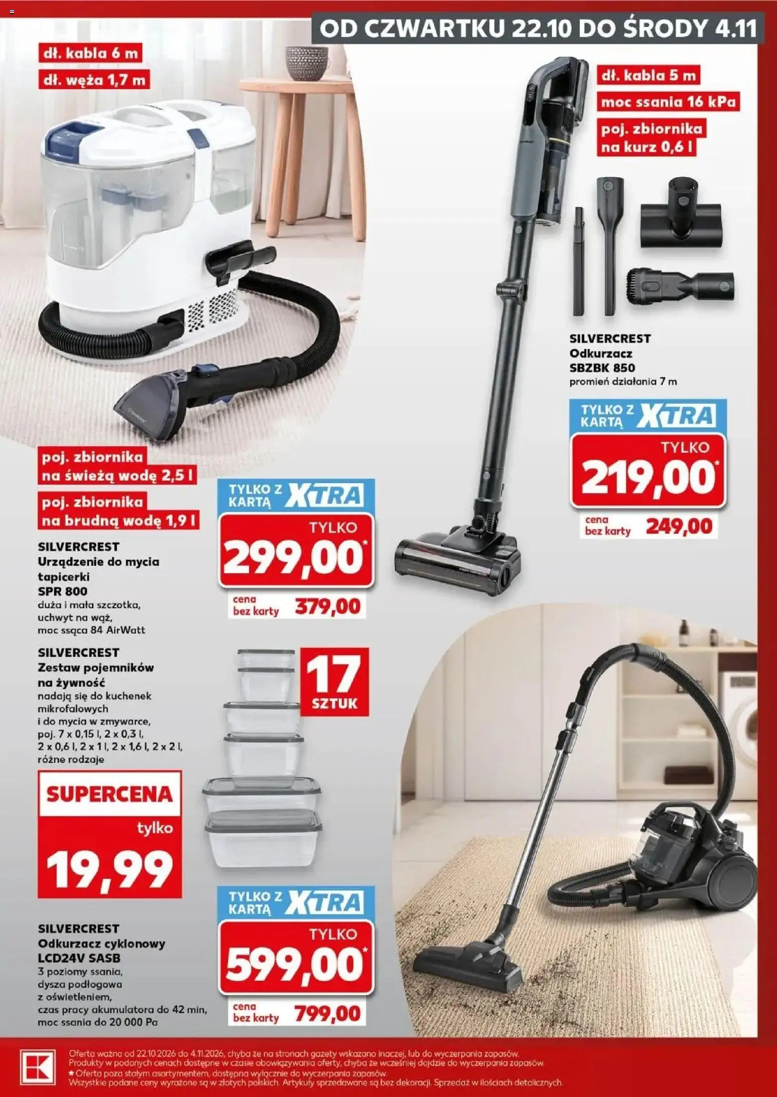 Kaufland HALLOWEEN 🎃 gazetka od 22.10.2026 🕷️🕸️ | Strona: 3 | Produkty: Karta, Odkurzacz, Cleaner, Gazety