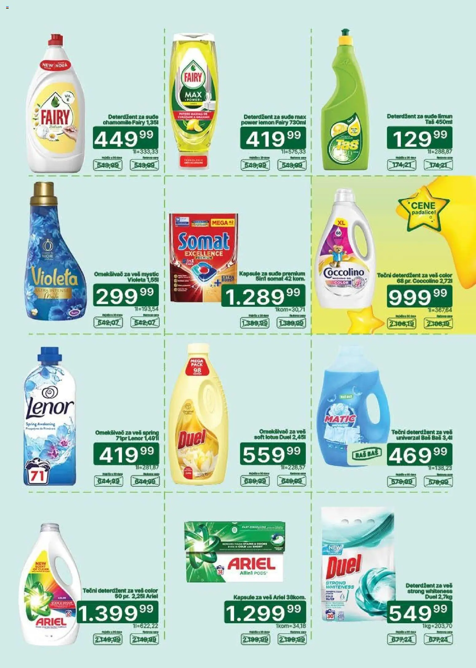Univerexport katalog - važi od 16.09.2026 | Strana: 28 | Proizvode: Tečni deterdžent, Omekšivač, Lotus, Limun