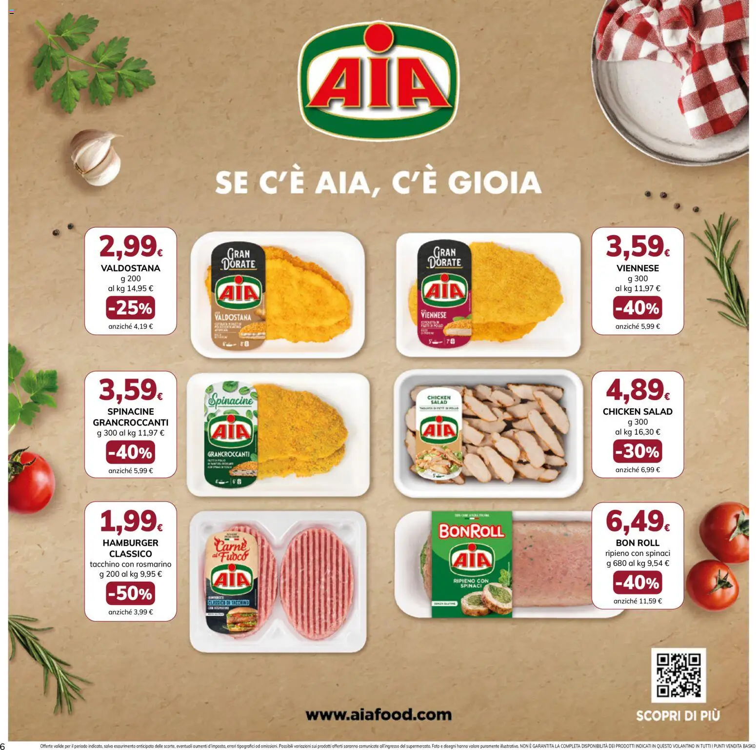 Volantino Basko del 03/09/2026 | Pagina: 6 | Prodotti: Rosmarino, Spinaci, Carne, Hamburger