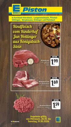 Edeka Prospekt Karlsbad-Langensteinbach ab 26.10.2026 gültig