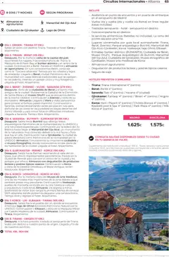 Vista previa Viajes El Corte Inglés Circuitos exclusivos válido desde el 28.03.2026 | Página: 65