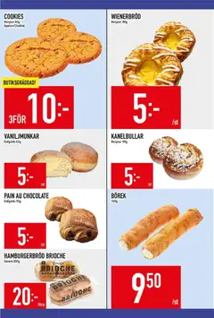 Matdax erbjudanden - Förhandsvisning av reklamblad från butik Matdax aktuell från 21/09/2026 | Sida: 13 | Produkter: Brioche, Hamburgerbröd