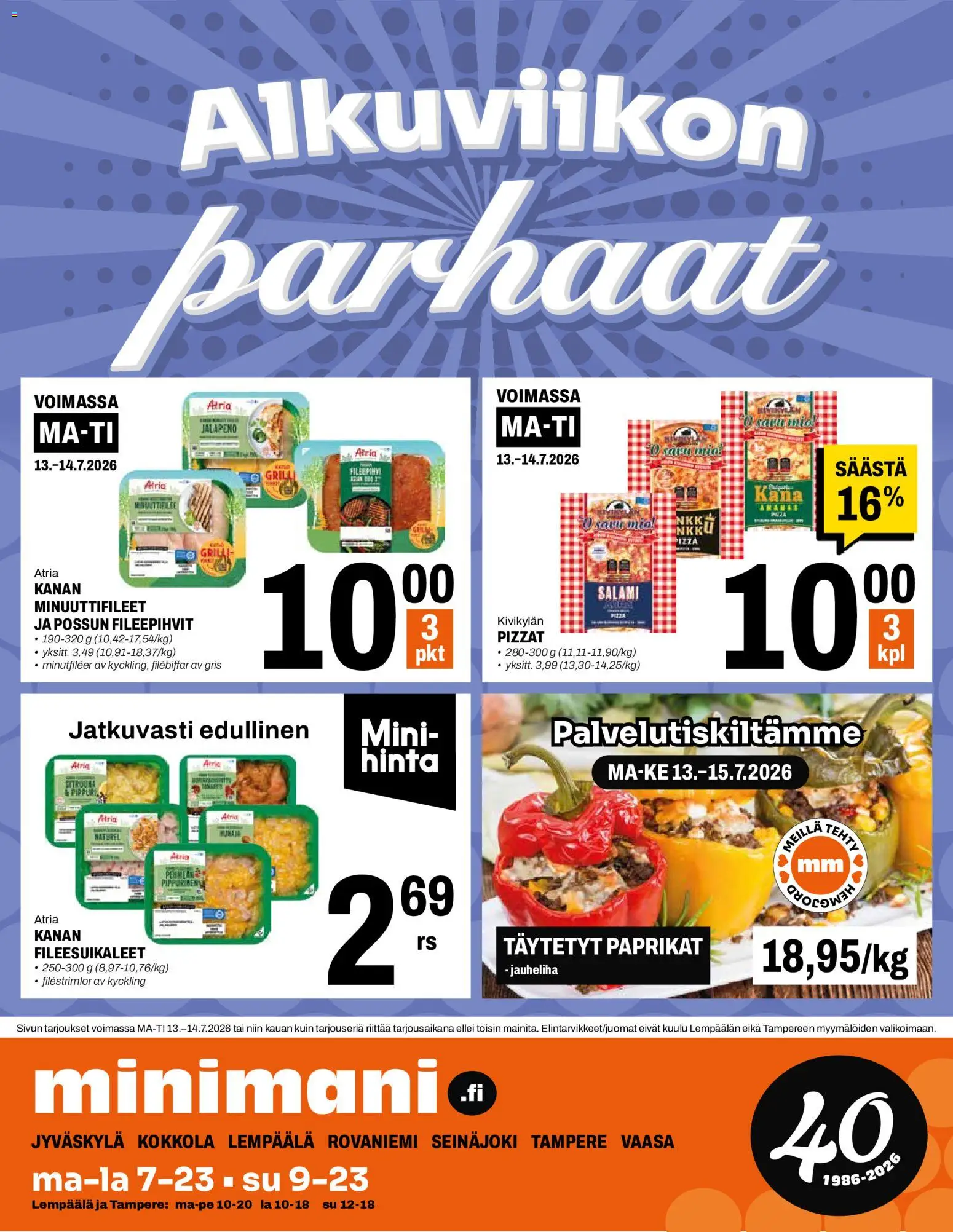 Minimani tarjoukset – voimassa 08/07/2026 alkaen | Sivu: 16