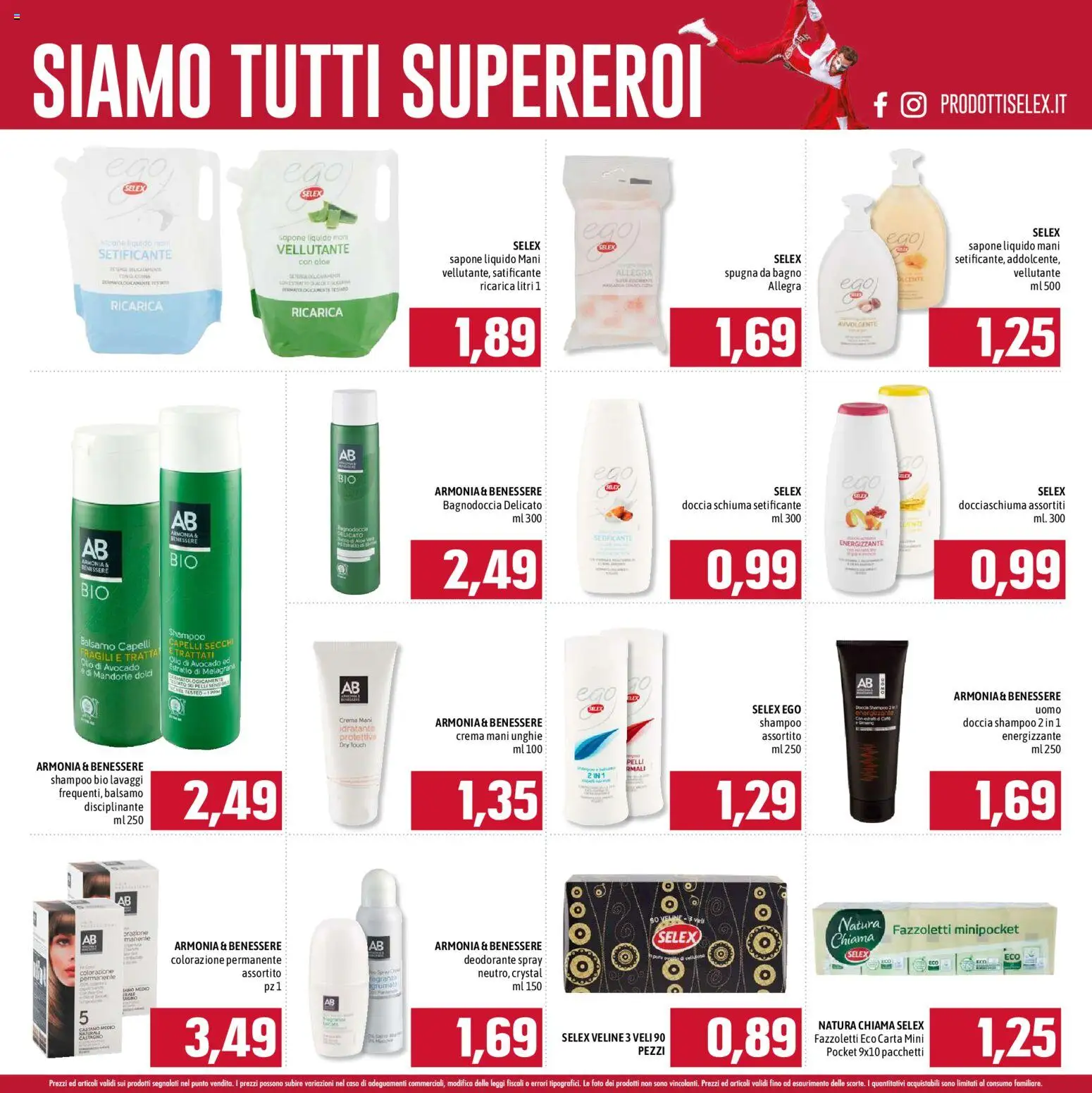Volantino Emisfero del 01.02.2026 | Pagina: 23 | Prodotti: Shampoo, Balsamo, Crema, Sapone