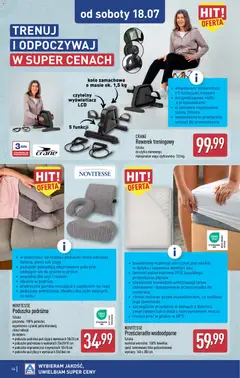 Pogląd oferty "Aldi gazetka - Hity od Środy i od Soboty" - ważna od 15.07.2026 | Strona: 14 | Produkty: Waga, Materac, Poduszka, Pianki