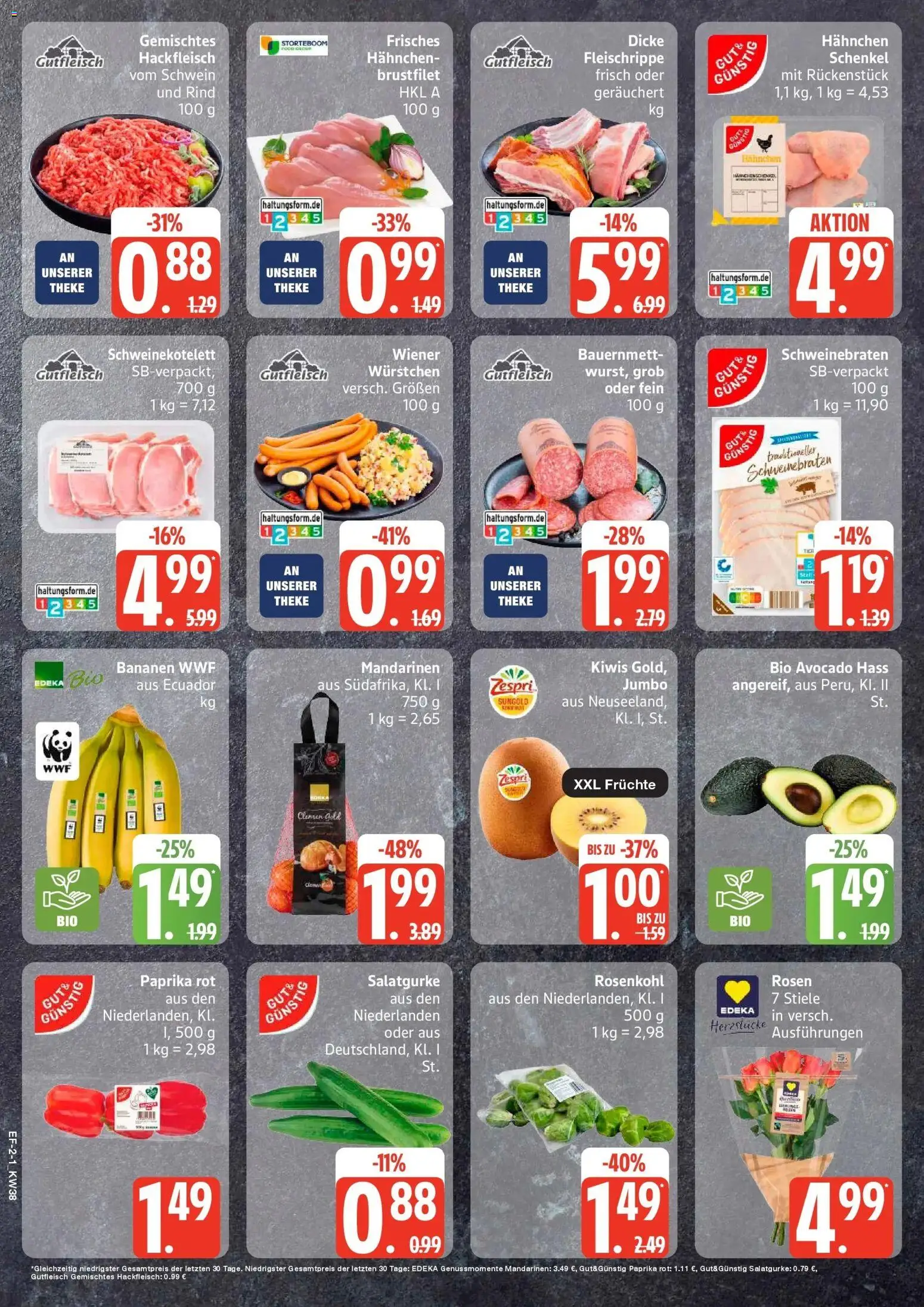 Edeka Prospekt Hamburg (ab 14.09.2026) » Angebote Online | Seite: 2 | Produkte: Hahnchen, Theke, Mandarinen, Avocado
