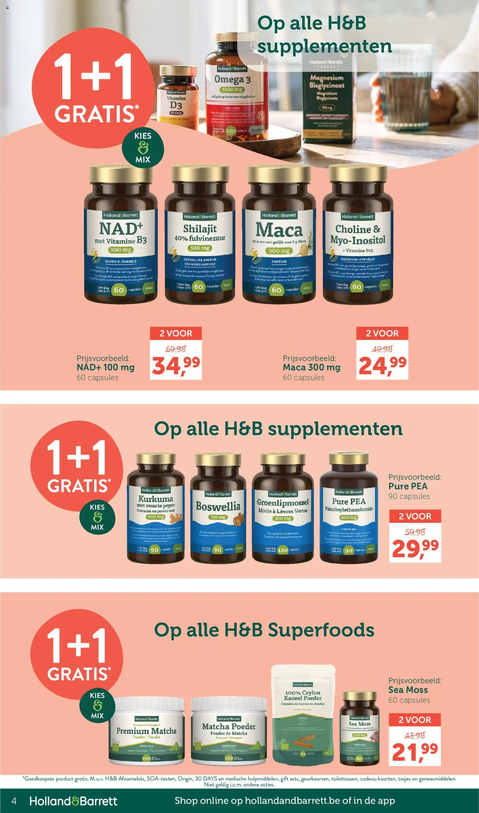 {H1} | Pagina: 4 | Producten: Thee, Supplementen, Zwarte Peper, Kaneel