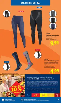 Lidl katalog akcije – veljaven od 28.10.2026 | Stran: 35 | Izdelki: Med, Hlace, Spodnje hlace, Nogavice