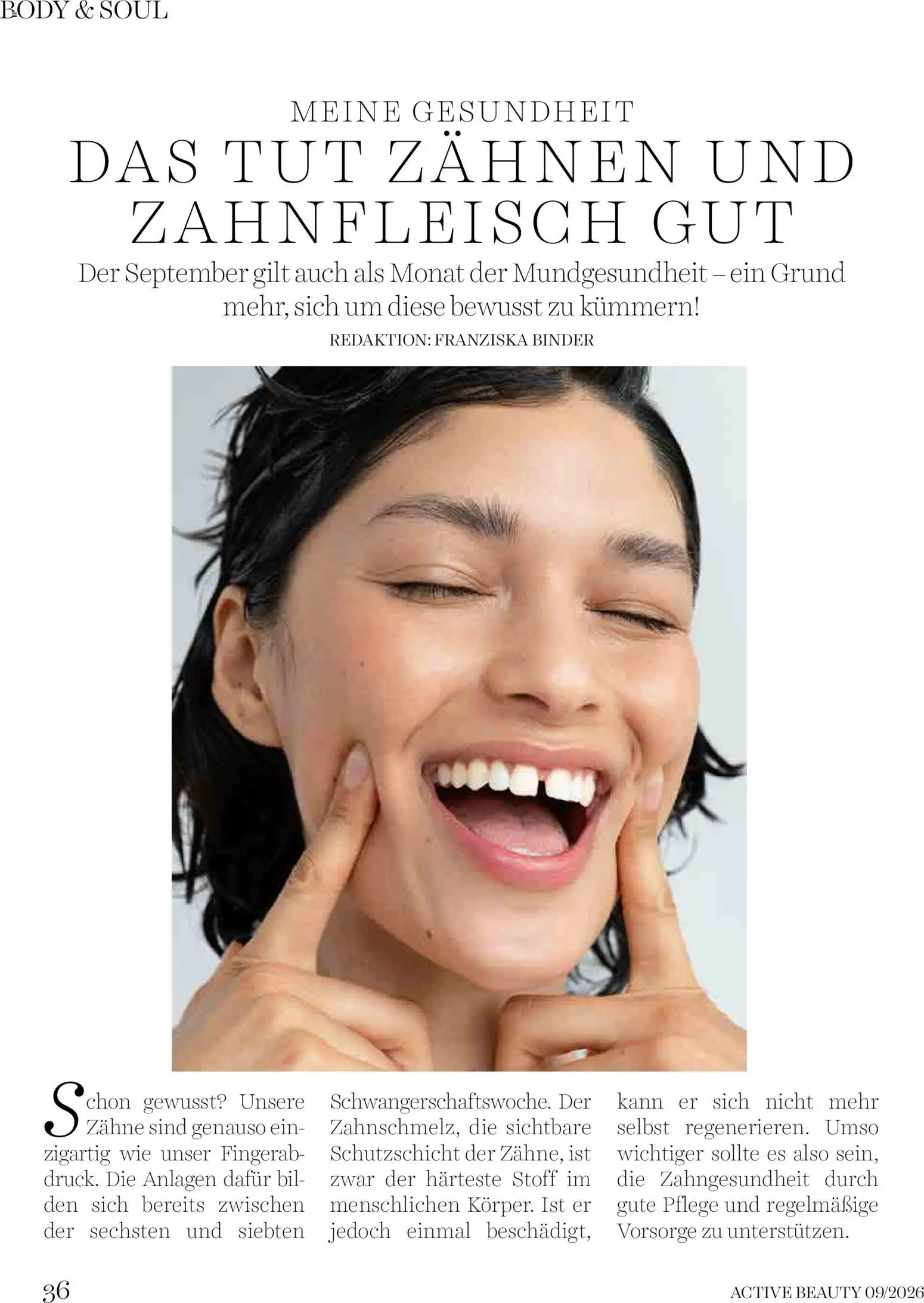 dm drogerie markt Active Beauty Magazin 09/2026 gültig ab 01.09.2026 | Seite: 36