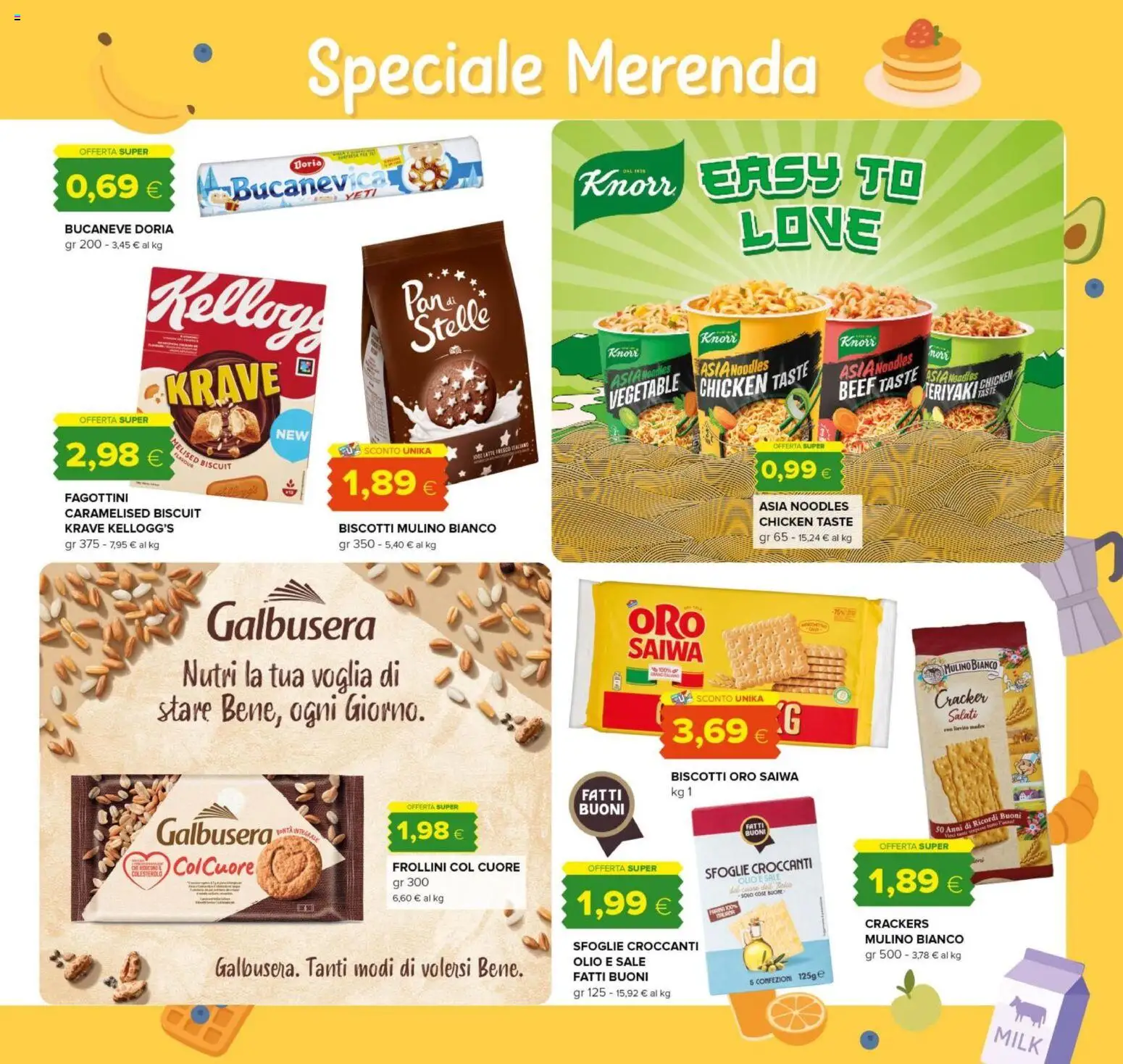 Volantino Oasi del 21/08/2026 | Pagina: 9 | Prodotti: Latte, Olio, Cracker, Frollini