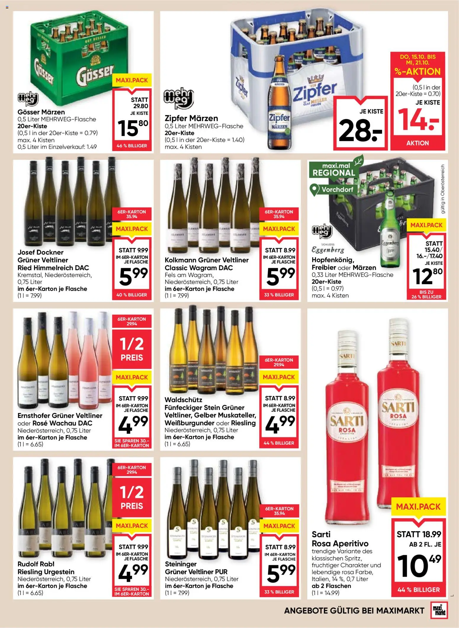 Maximarkt Flugblatt gültig ab 15.10.2026 | Seite: 15