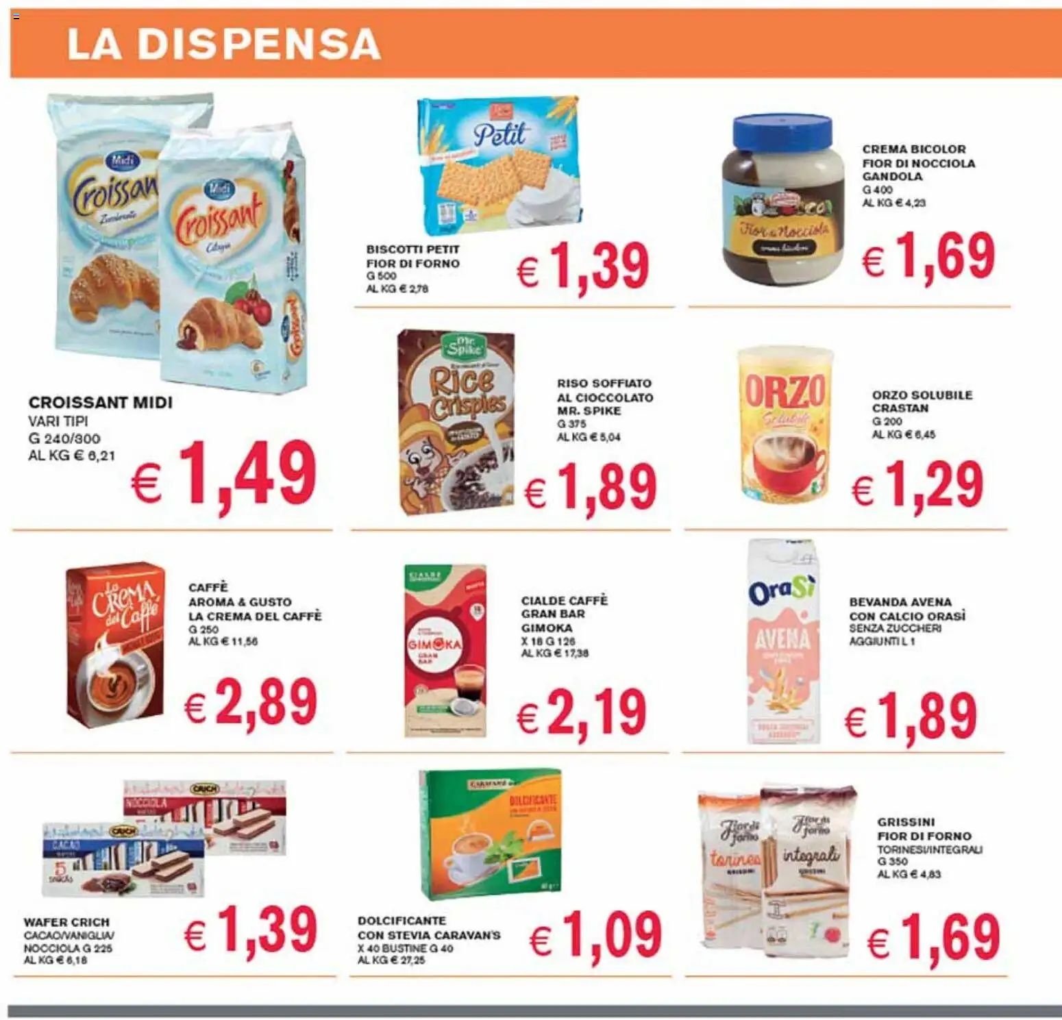Volantino Coal del 16/07/2026 | Pagina: 8 | Prodotti: Stevia, Crema, Cioccolato, Croissant