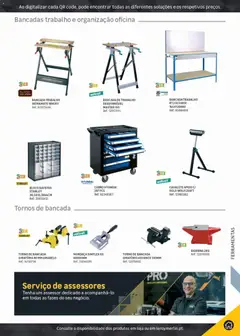 Pré-visualização Leroy Merlin Catálogo Pro válido de 09/06/2026 | Página: 359 | Produtos: Bancada, Ferramentas, Cavalete
