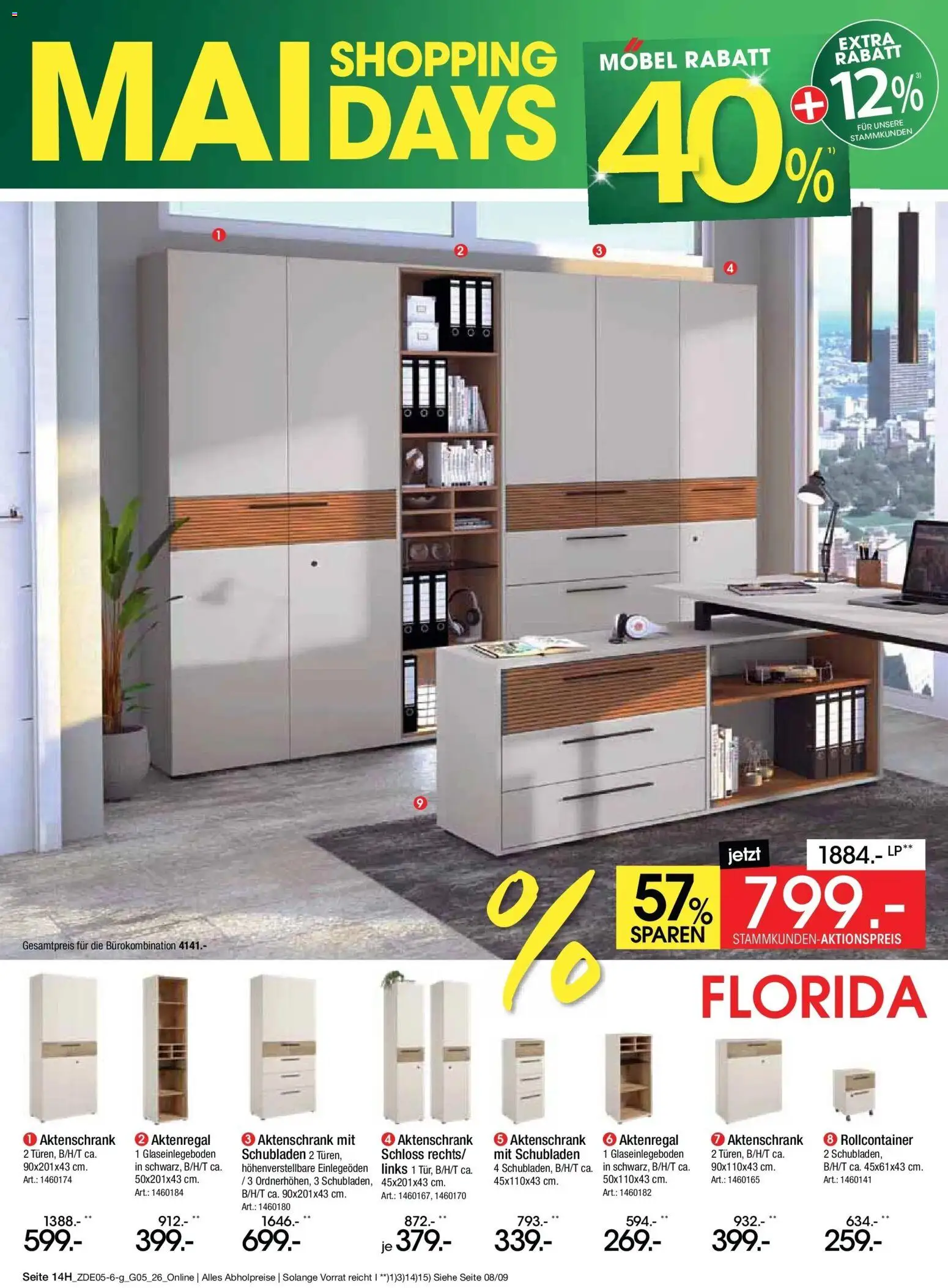 Zurbrüggen MaiDays Shopping – gültig ab 08.05.2026 | Seite: 42 | Produkte: Rollcontainer, Aktenregal