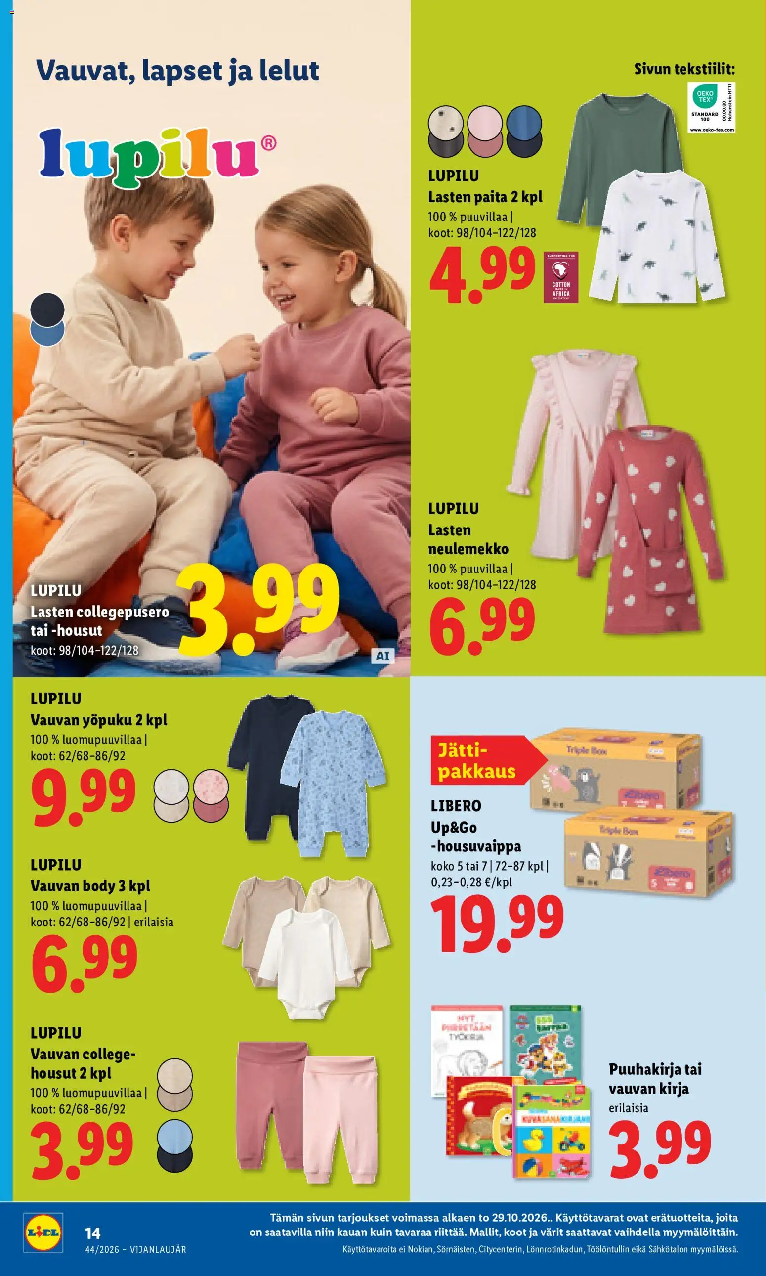 Lidl tarjoukset – voimassa 29/10/2026 alkaen | Sivu: 18