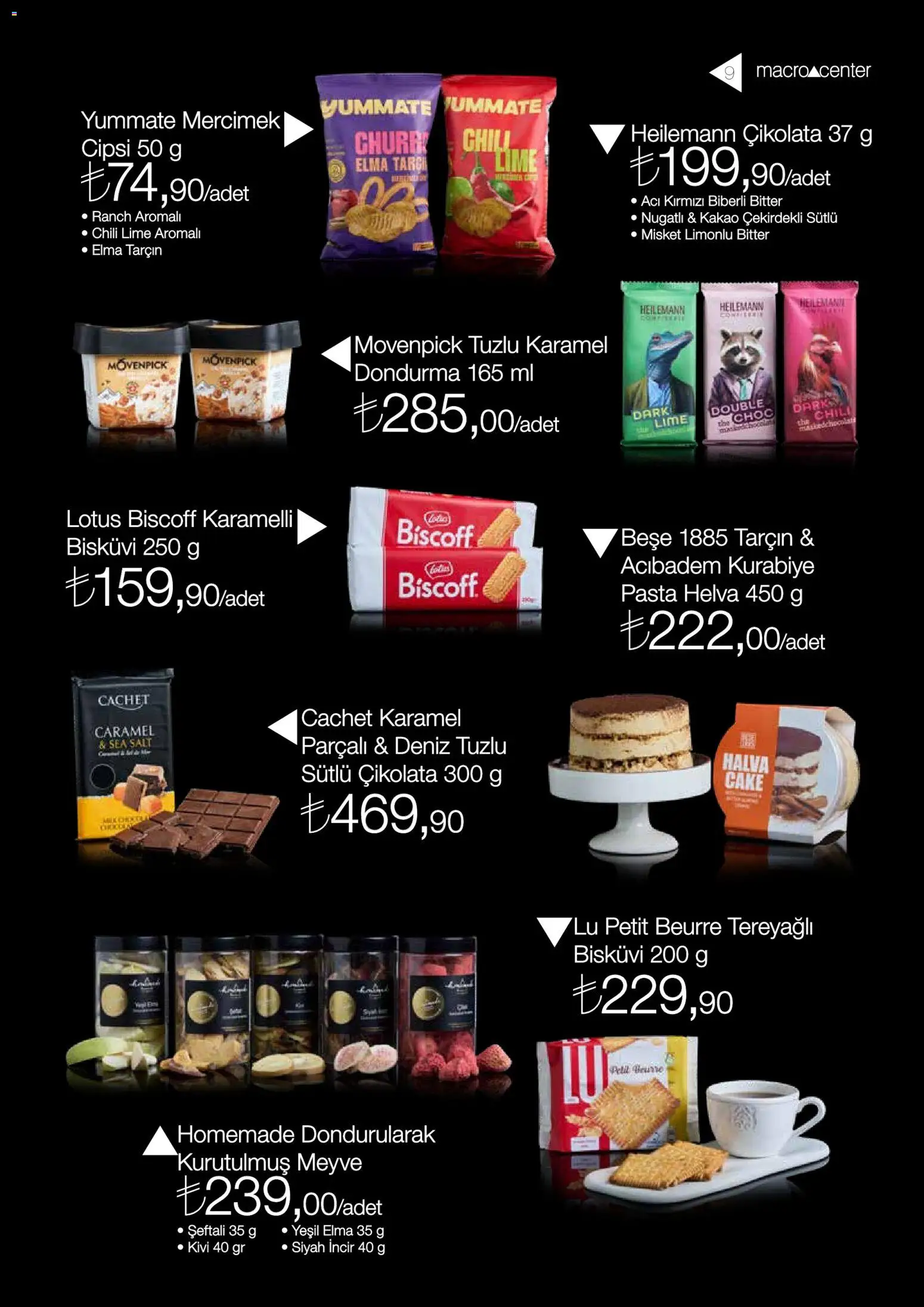Migros Katalog - MacroStyle - 01 Ekim 2026 tarihinden itibaren geçerlidir | Sayfa: 9 | Ürünler: Tarçın, Kivi, Kurabiye, Meyve
