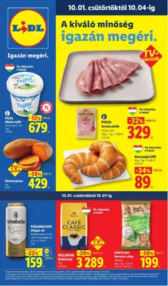 Lidl akciós újság - amely érvényes a következő dátumtól: 2026.10.01.