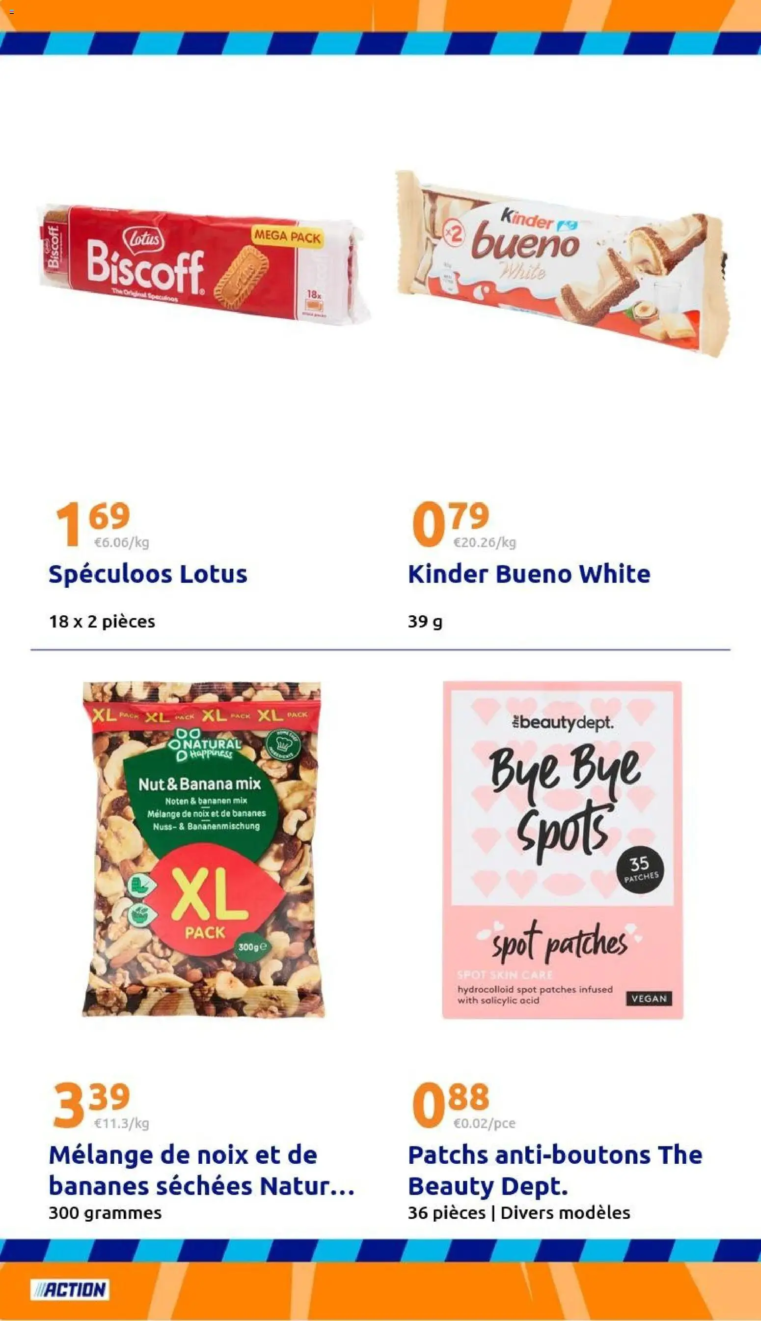 {H1} | Page: 32 | Produits: Mélange De Noix, Lotus, Spéculoos, Bananes