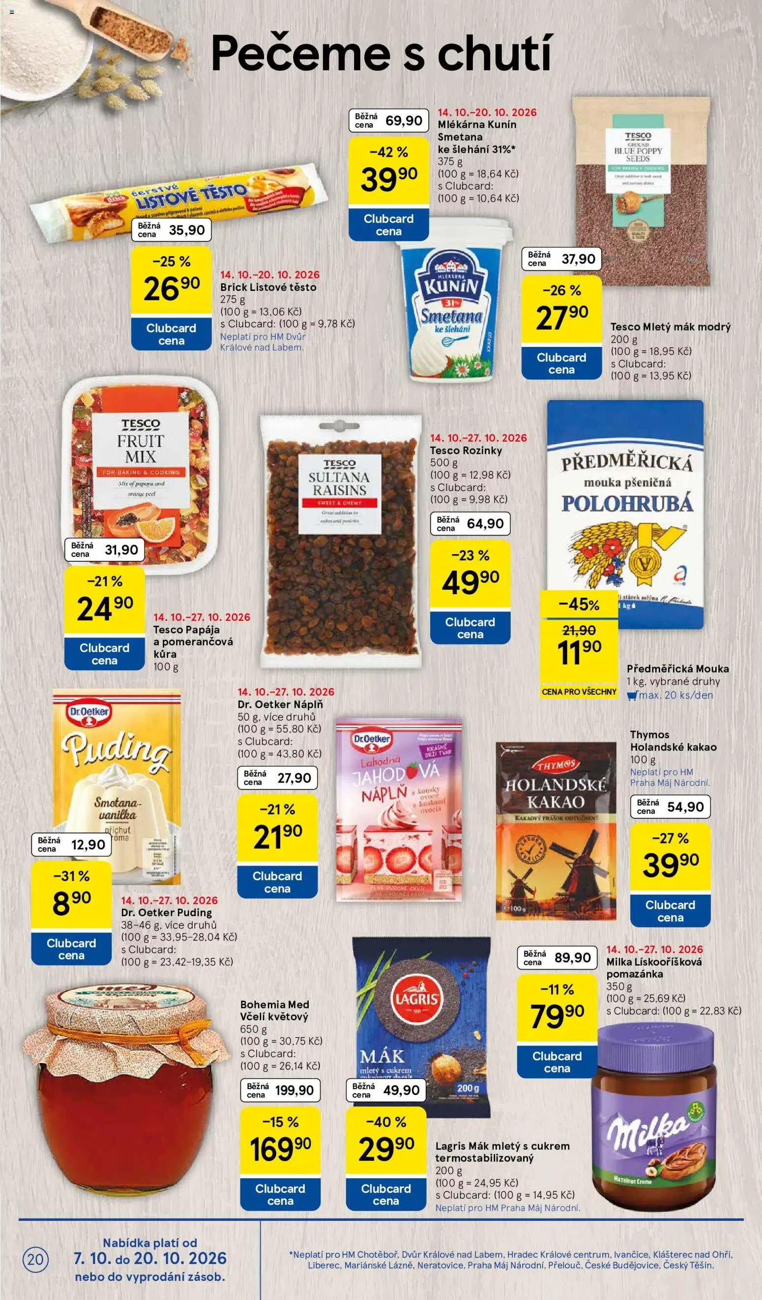 Tesco leták - Hypermarket od 14.10.2026 | Strana: 20