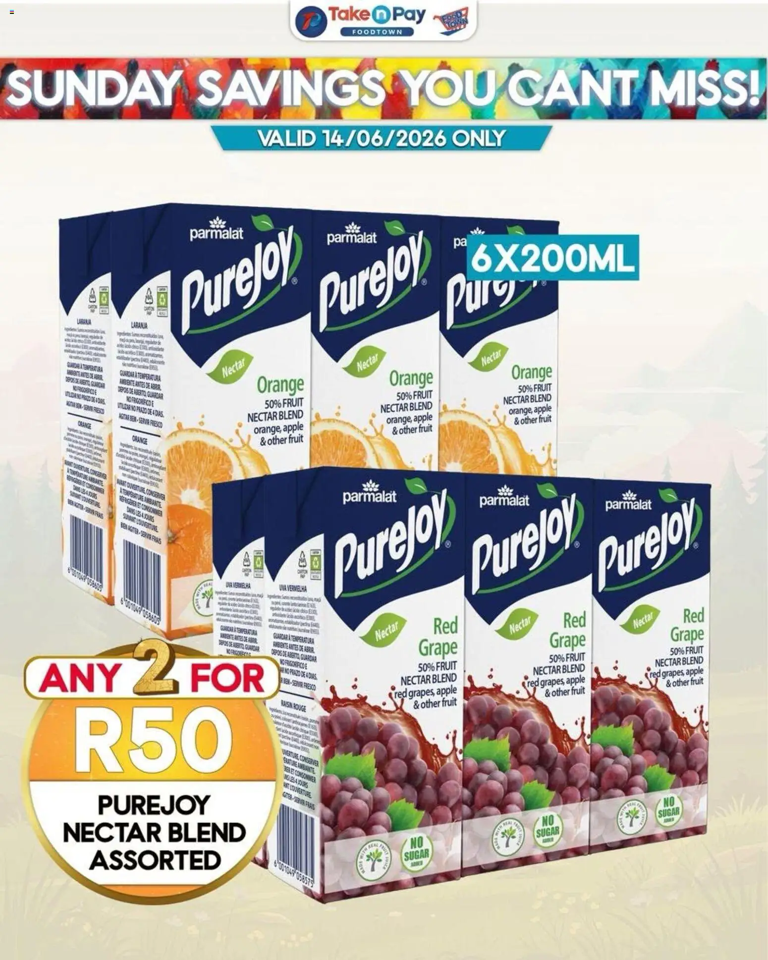 New Take n Pay catalogue – valid from 14.06.2026 | Page: 8 | Products: Fruit, Sugar