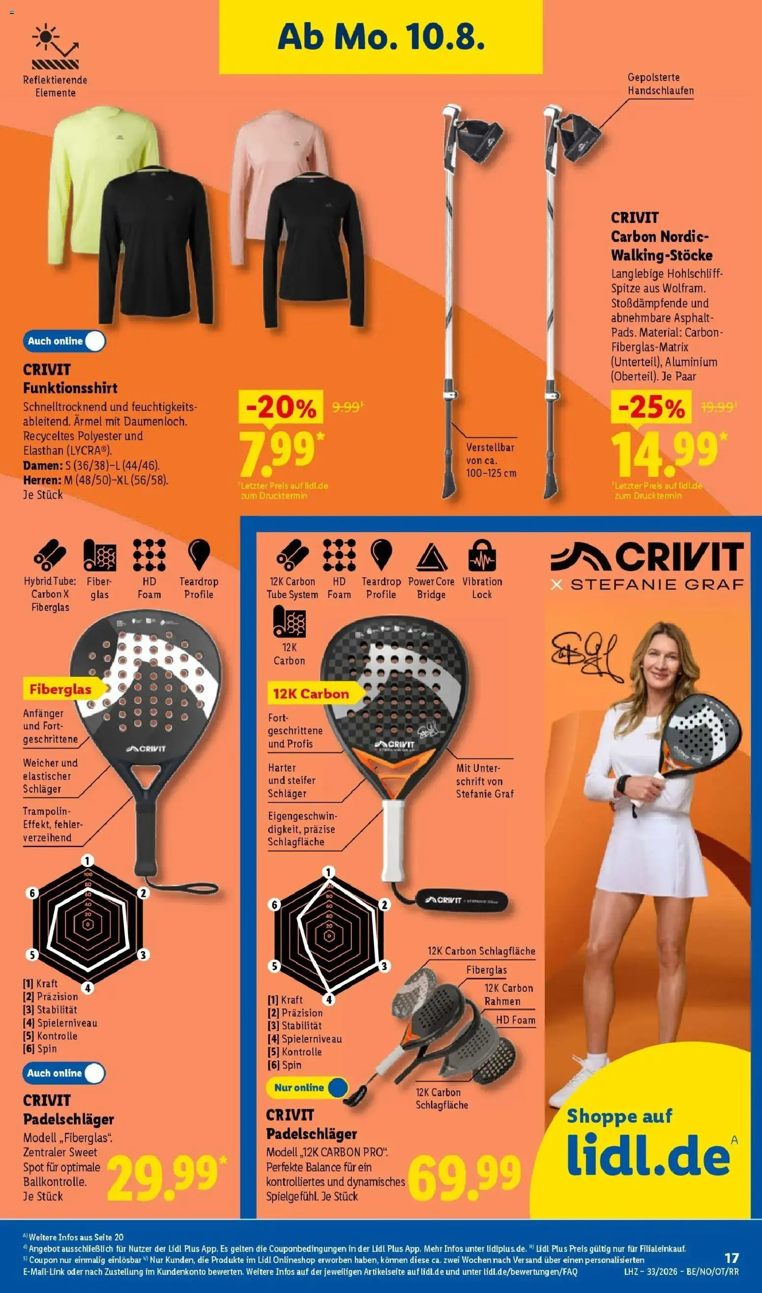 Lidl Prospekt Malchow (ab 10.08.2026) zum Blättern » Angebote | Seite: 35 | Produkte: Shirt, Walking