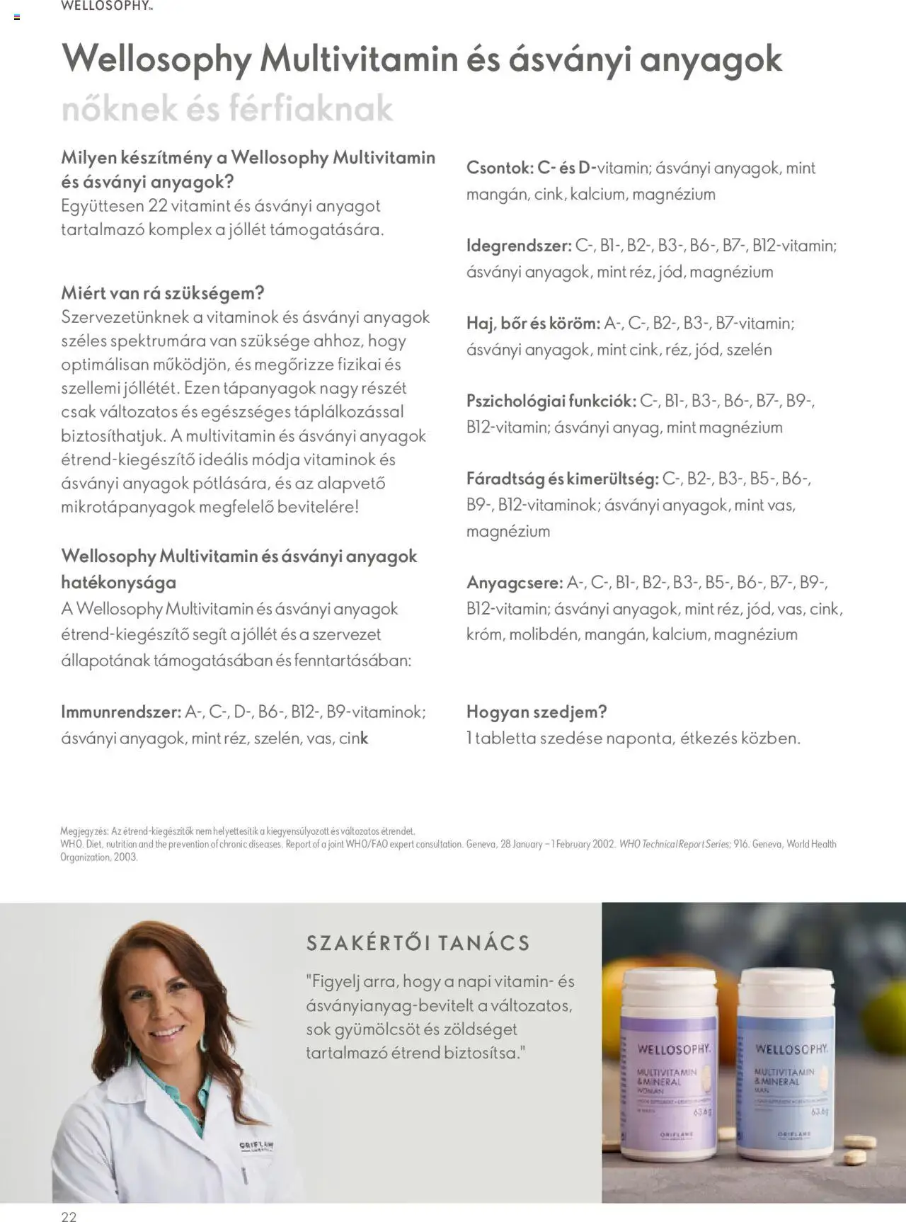 Oriflame akciós ujság - amely érvényes a következő dátumtól: 2023.11.09. | Oldal: 22