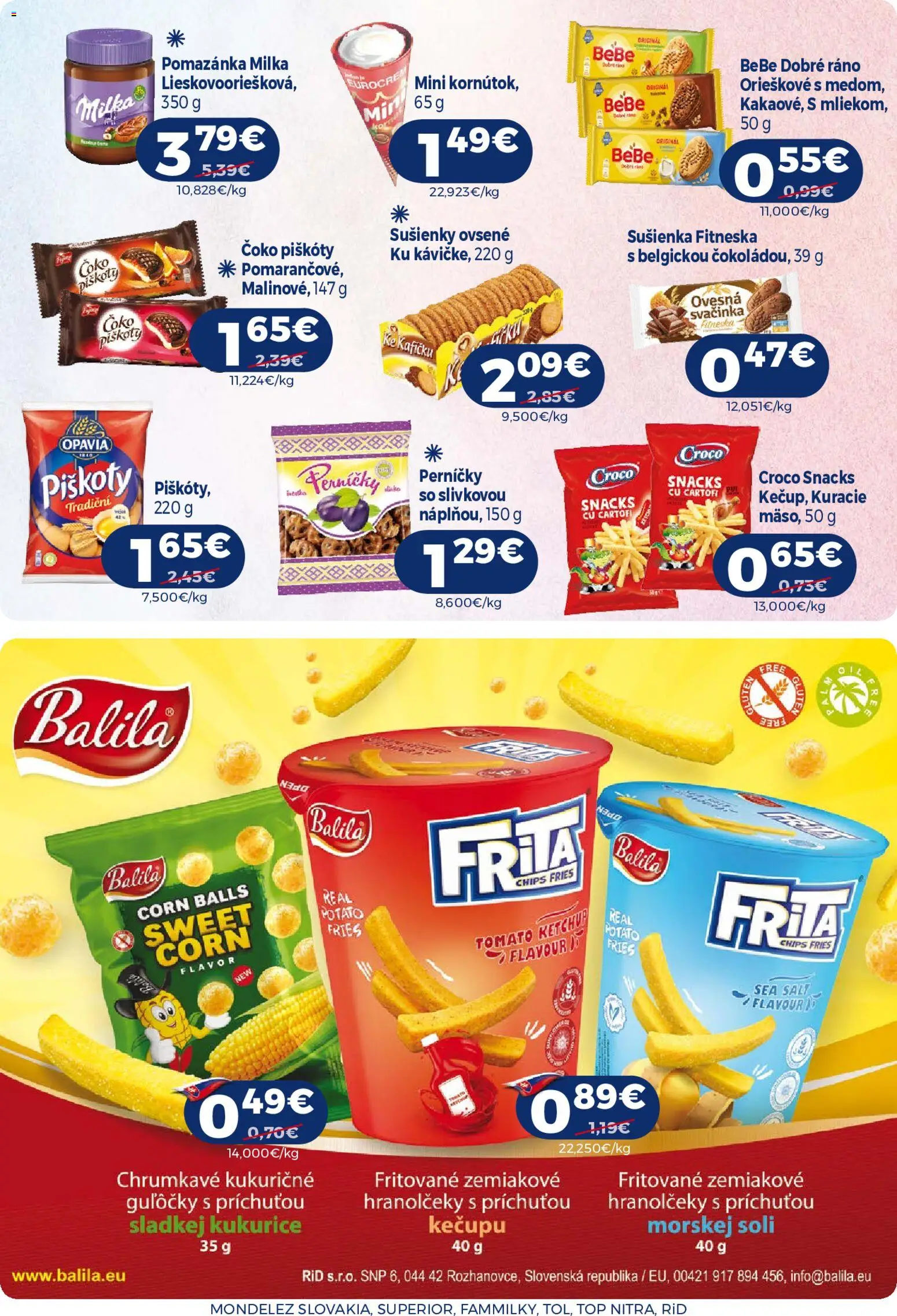 Nové Milk Agro akcie – leták je platný od 10.06.2026 | Strana: 10 | Produkty: BeBe Dobré ráno, Milka