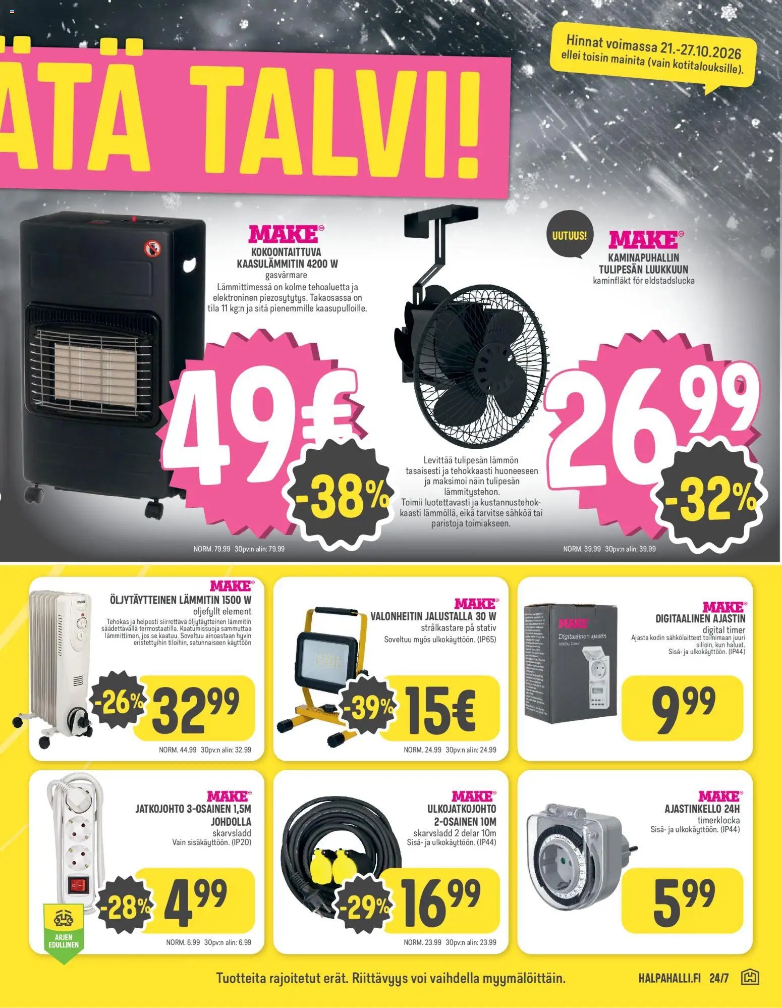 Halpa Halli tarjoukset – voimassa 21/10/2026 alkaen | Sivu: 13