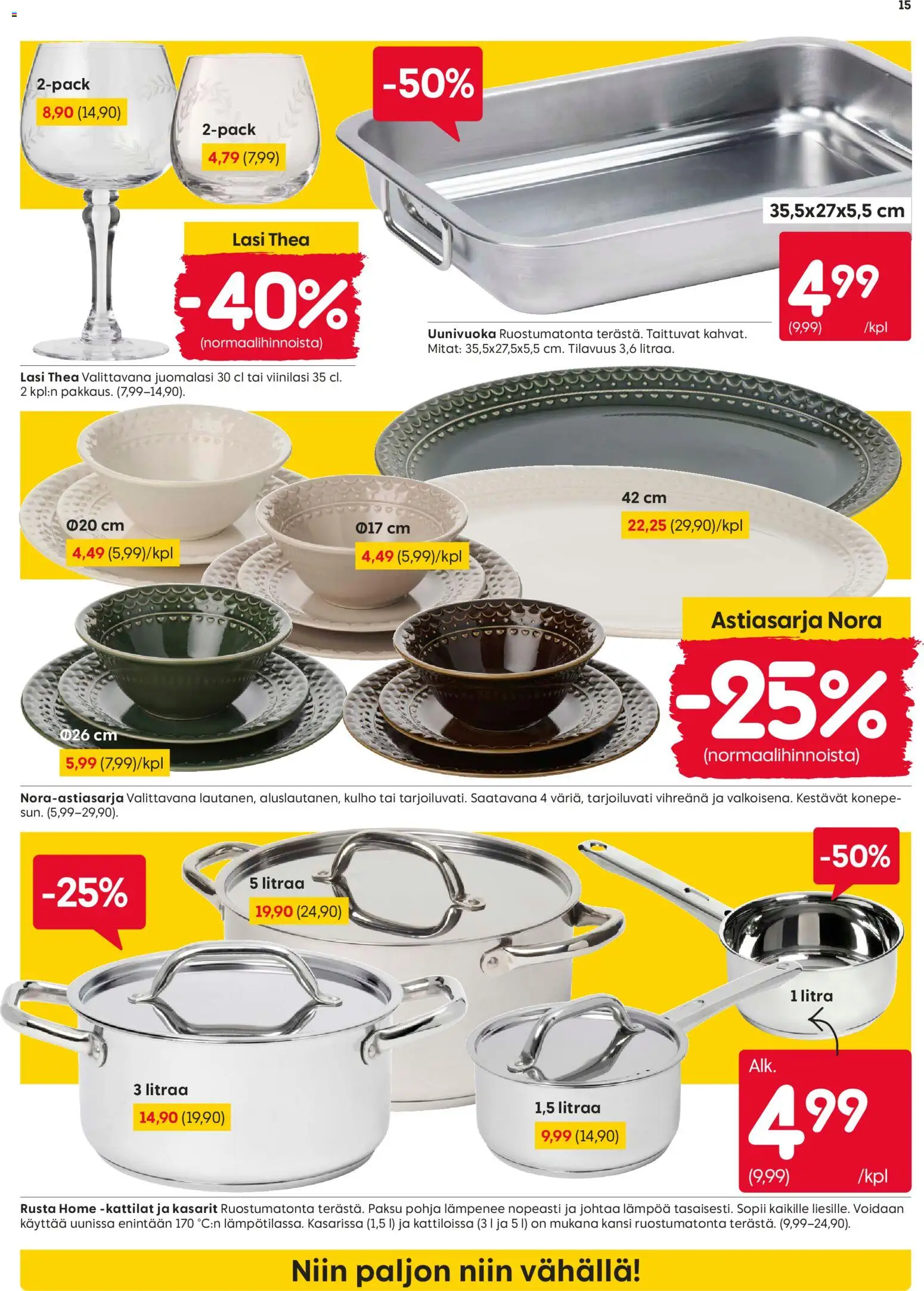 Rusta tarjoukset – voimassa 26/10/2026 alkaen | Sivu: 15